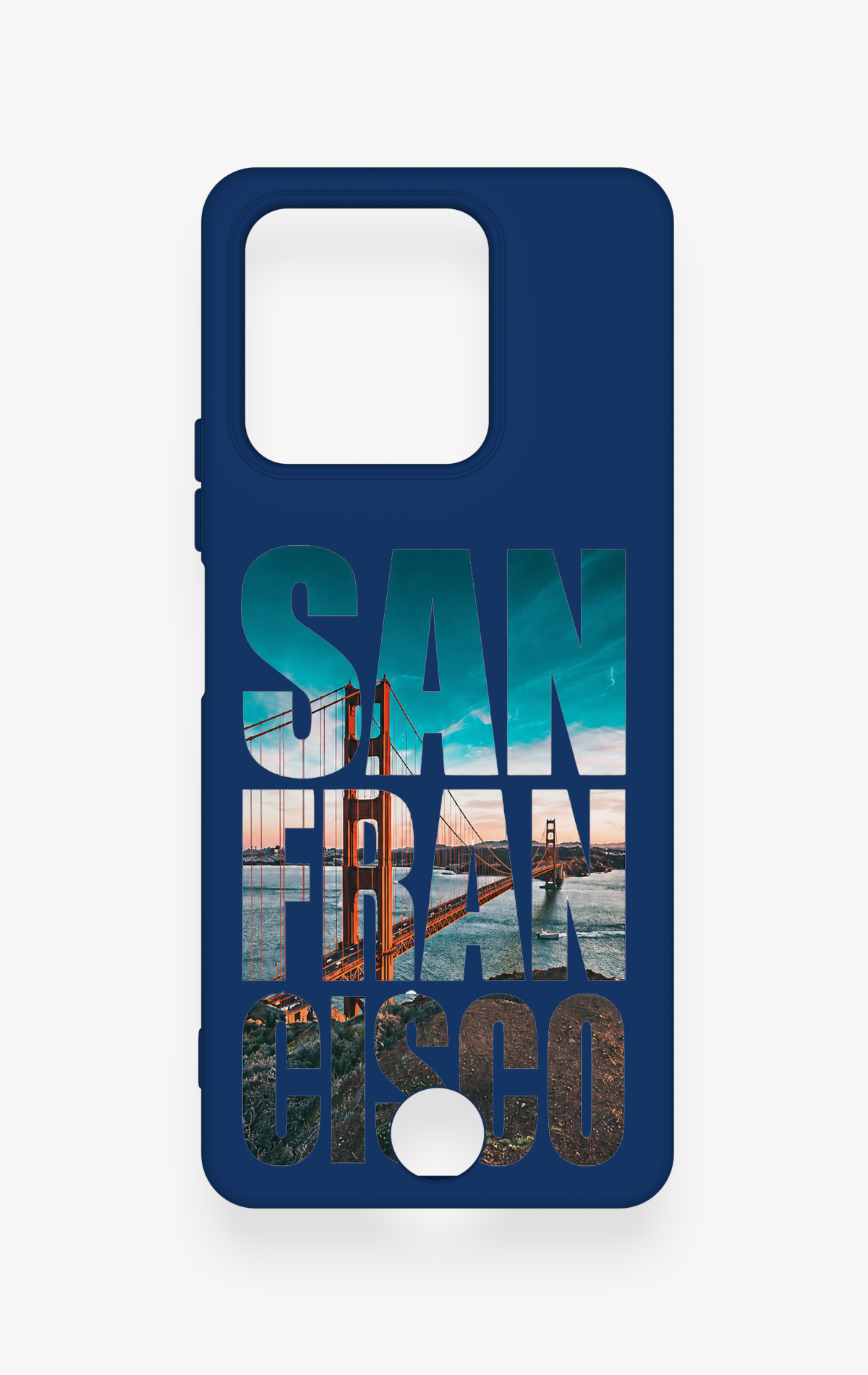 Reeder S71 Uyumlu San Francisco Desenli Silikon Kılıf