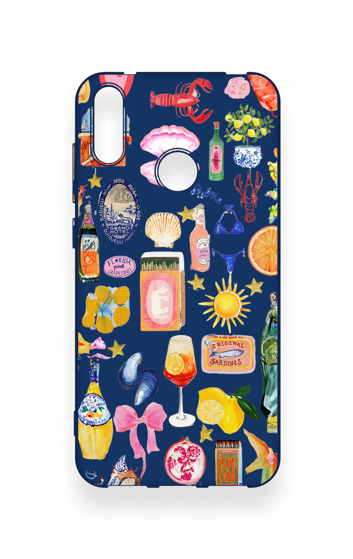 Huawei Y7 2019 Uyumlu Summer Desenli Silikon Kılıf