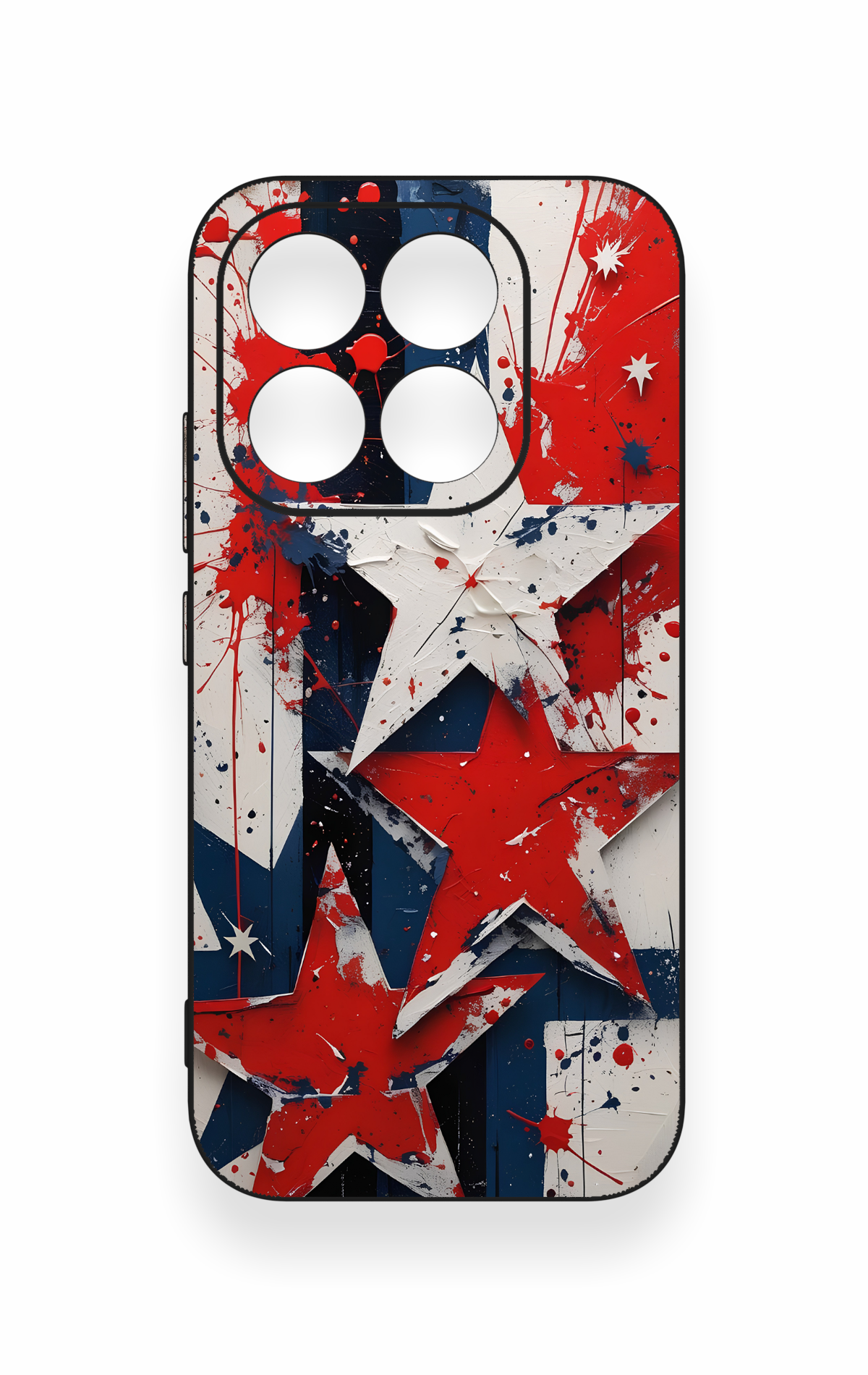 Xiaomi Mi 17 5G Uyumlu Star Flag Desenli Silikon Kılıf