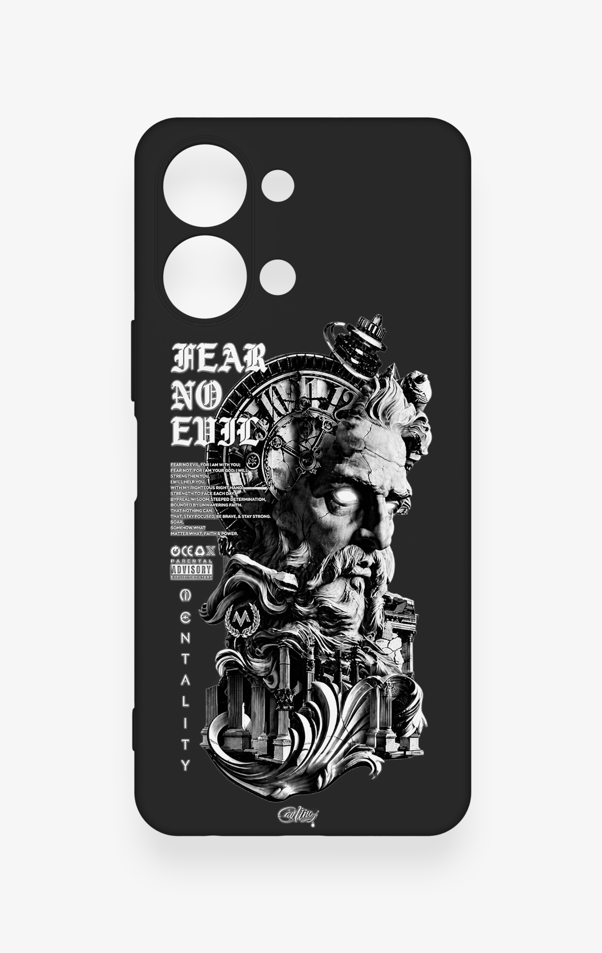 Vivo Y05 4G Uyumlu Fear No Evil Desenli Silikon Kılıf