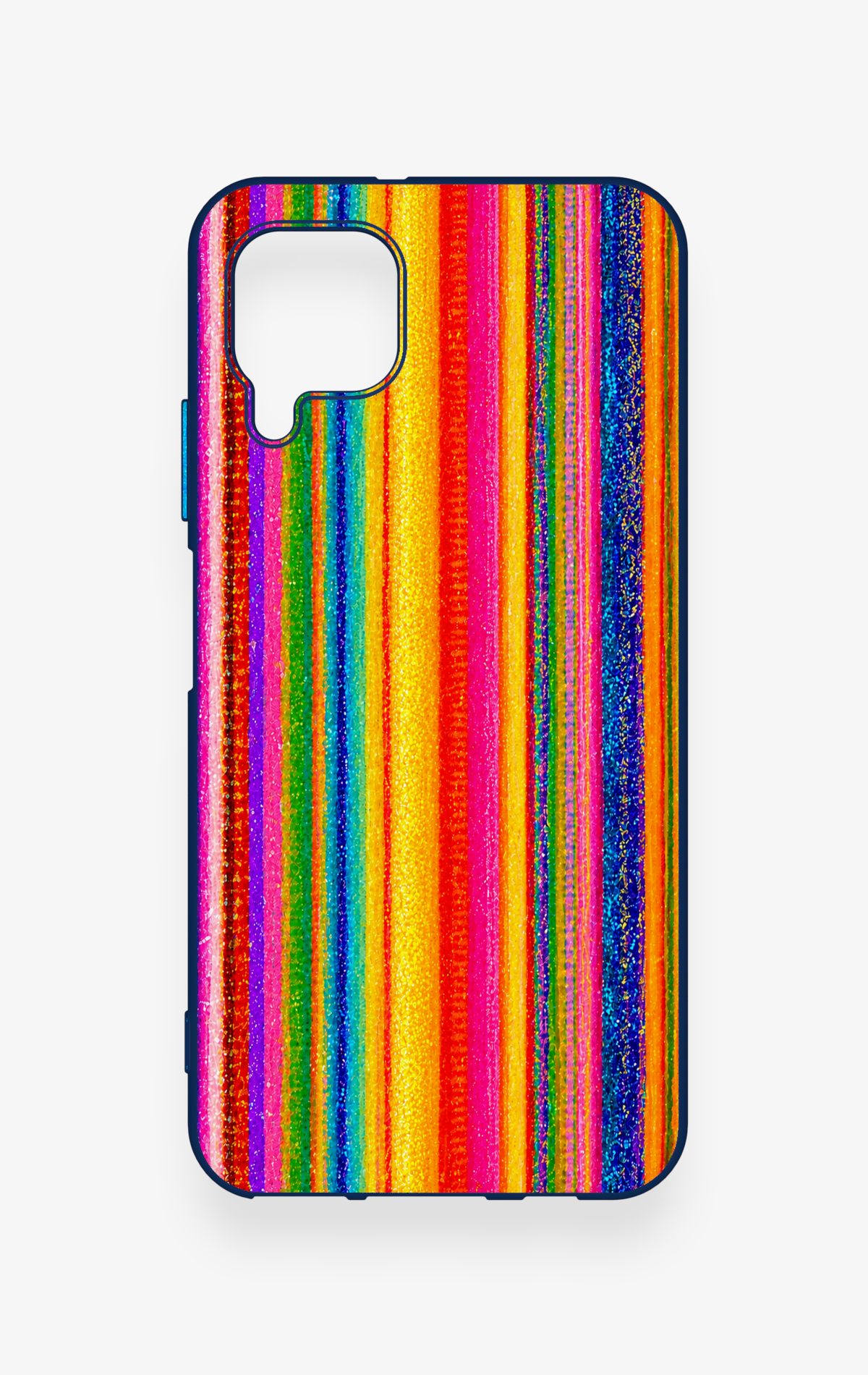Huawei P40 Lite Uyumlu Rengarenk Desenli Silikon Kılıf