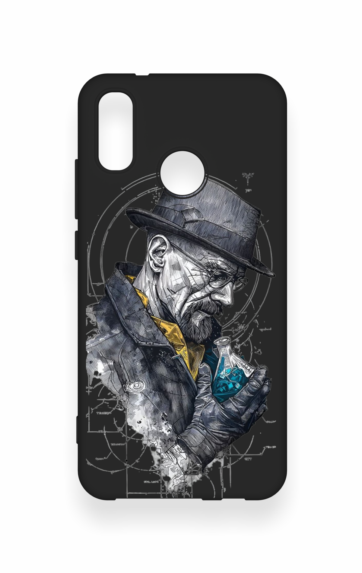 Huawei P20 Lite Uyumlu Walter White Desenli Silikon Kılıf