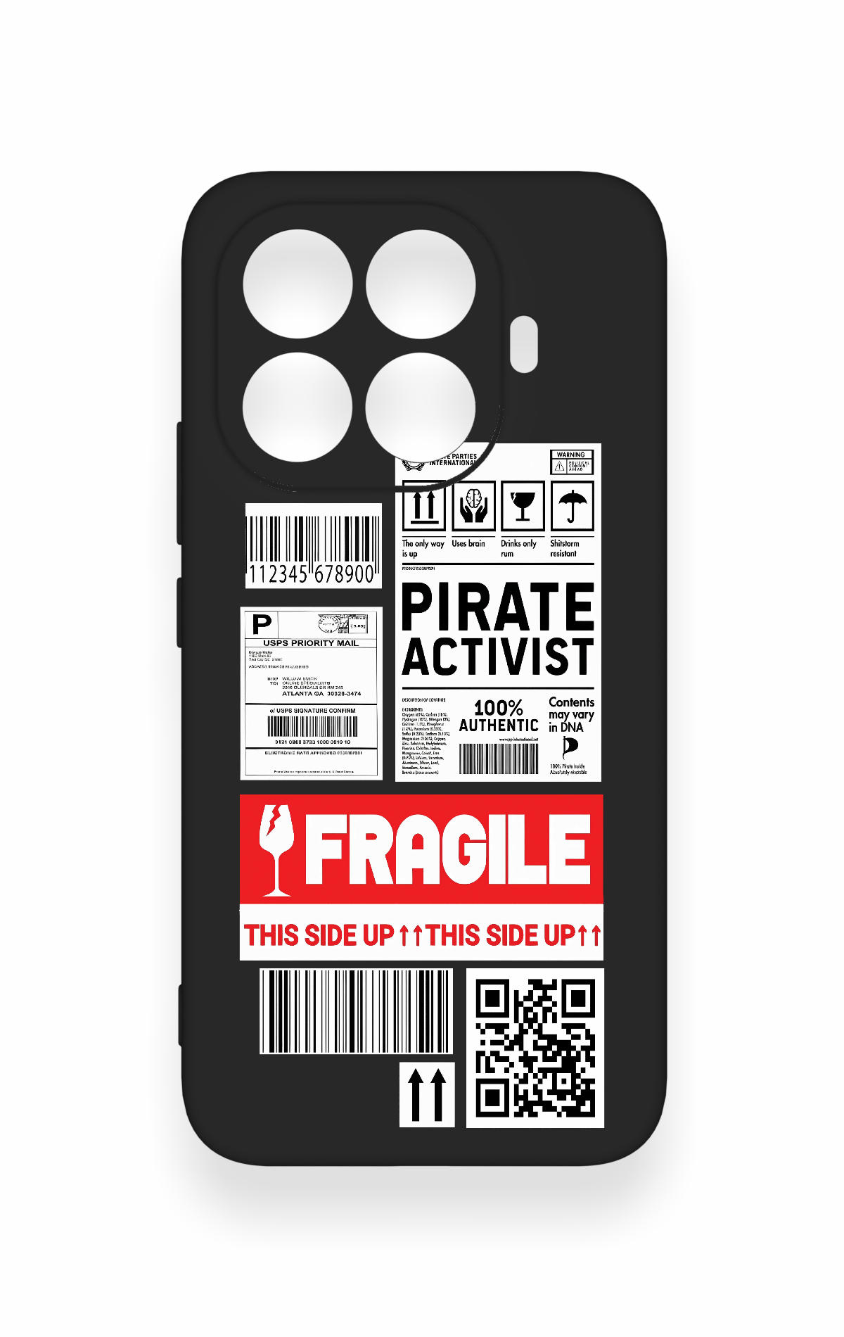 Mi 15T PRO Uyumlu Fragile Desenli Silikon Kılıf