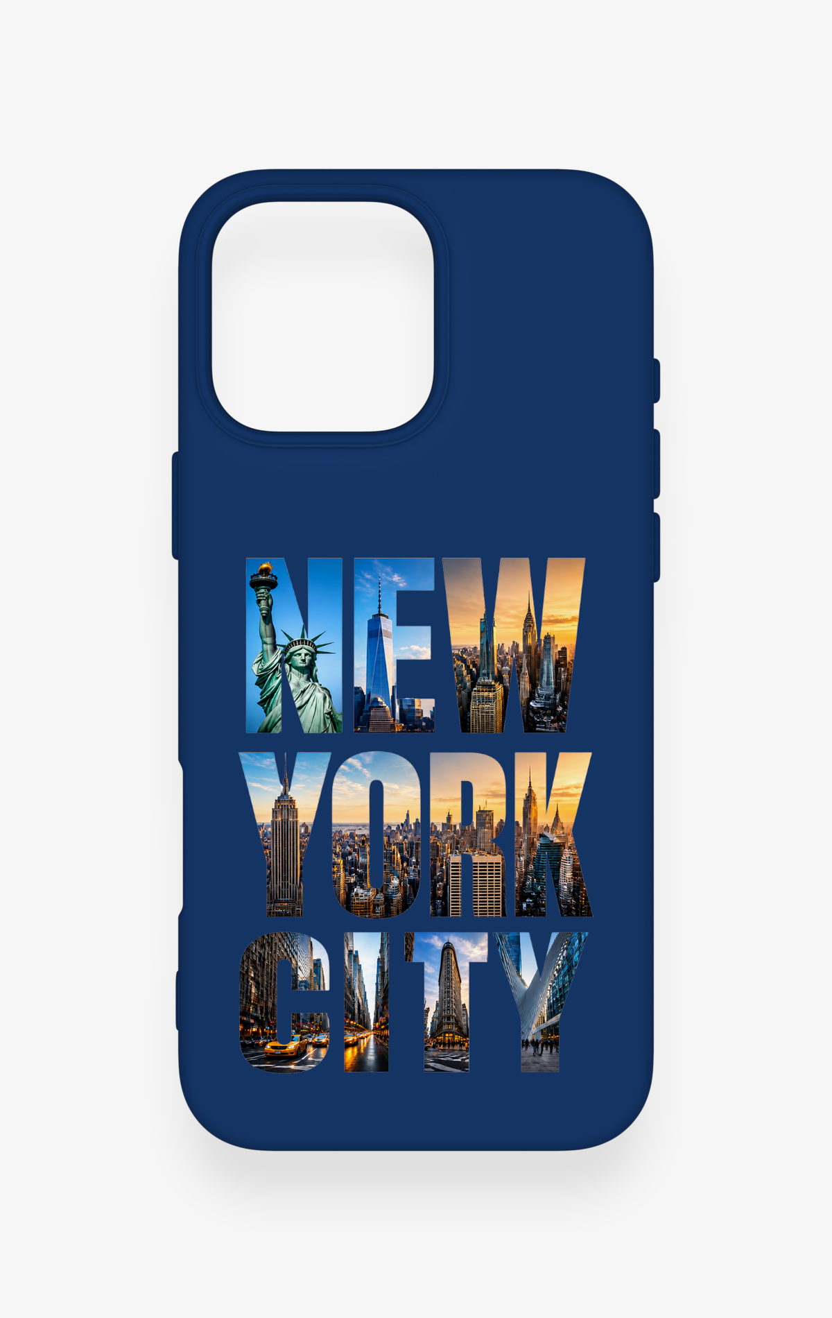iPhone 16 Pro Max Uyumlu New York City Desenli Silikon Kılıf