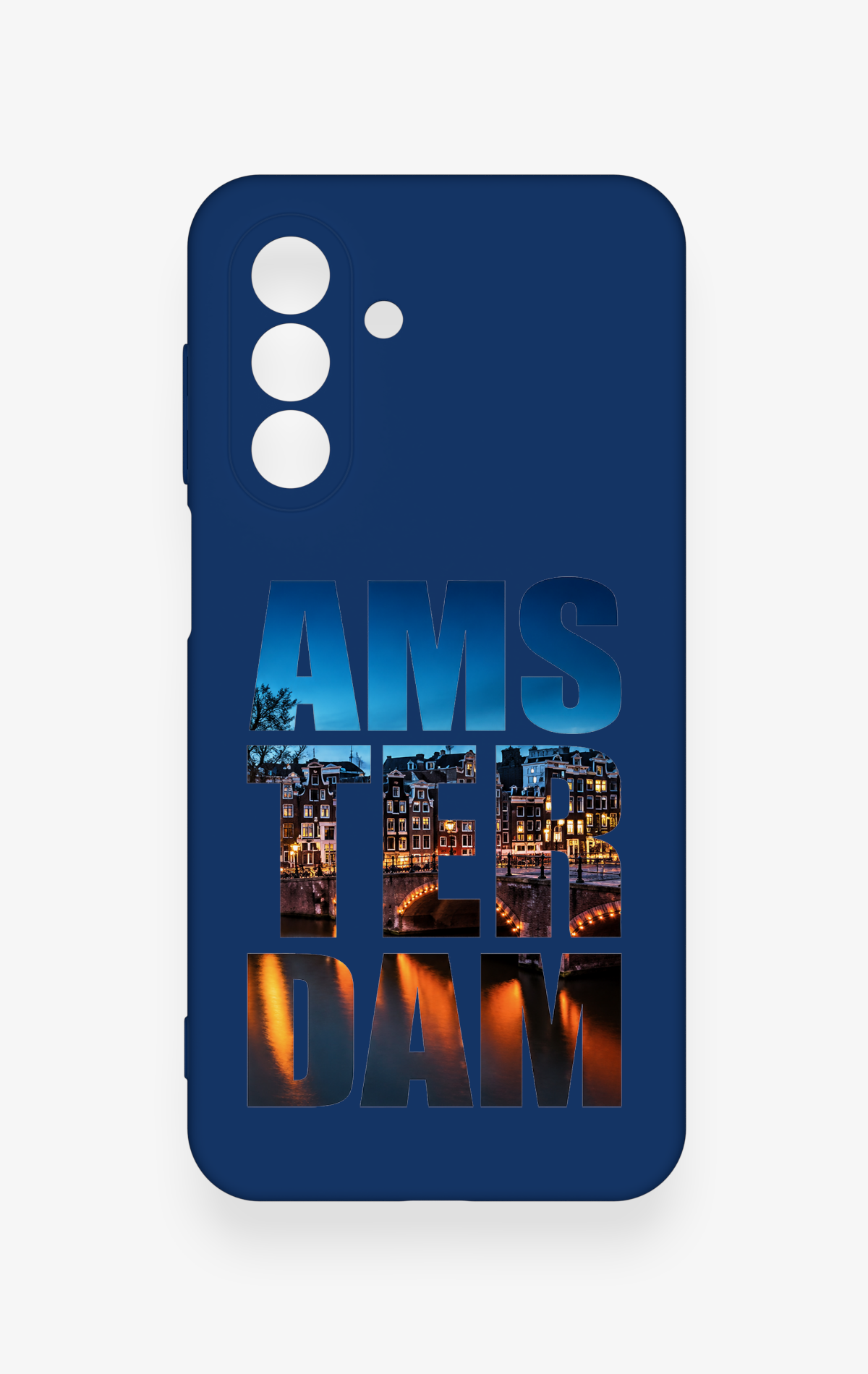 Samsung A17 Uyumlu Amsterdam Desenli Silikon Kılıf