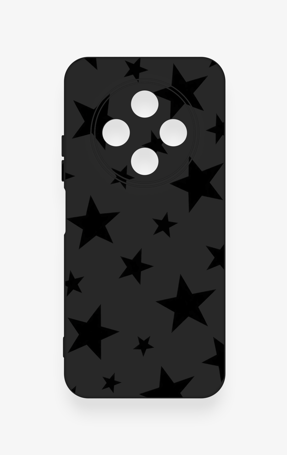 Tecno Spark 30C Uyumlu Siyah Star Desenli Silikon Kılıf