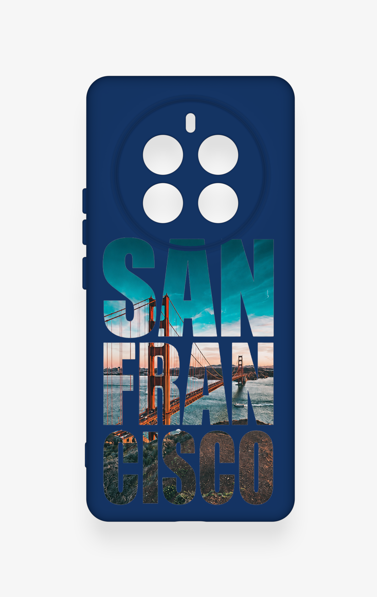 Realme 12 Pro Uyumlu San Francisco Desenli Silikon Kılıf