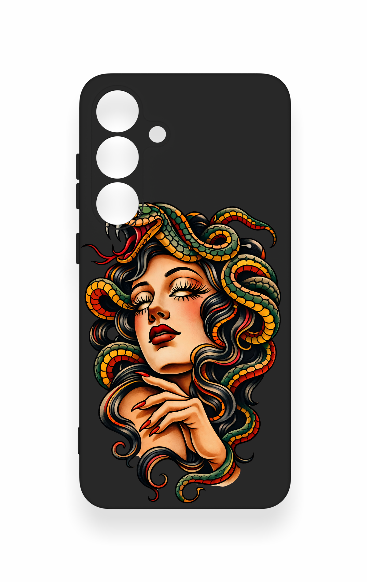Samsung S25 Plus Uyumlu Medusa Desenli Silikon Kılıf