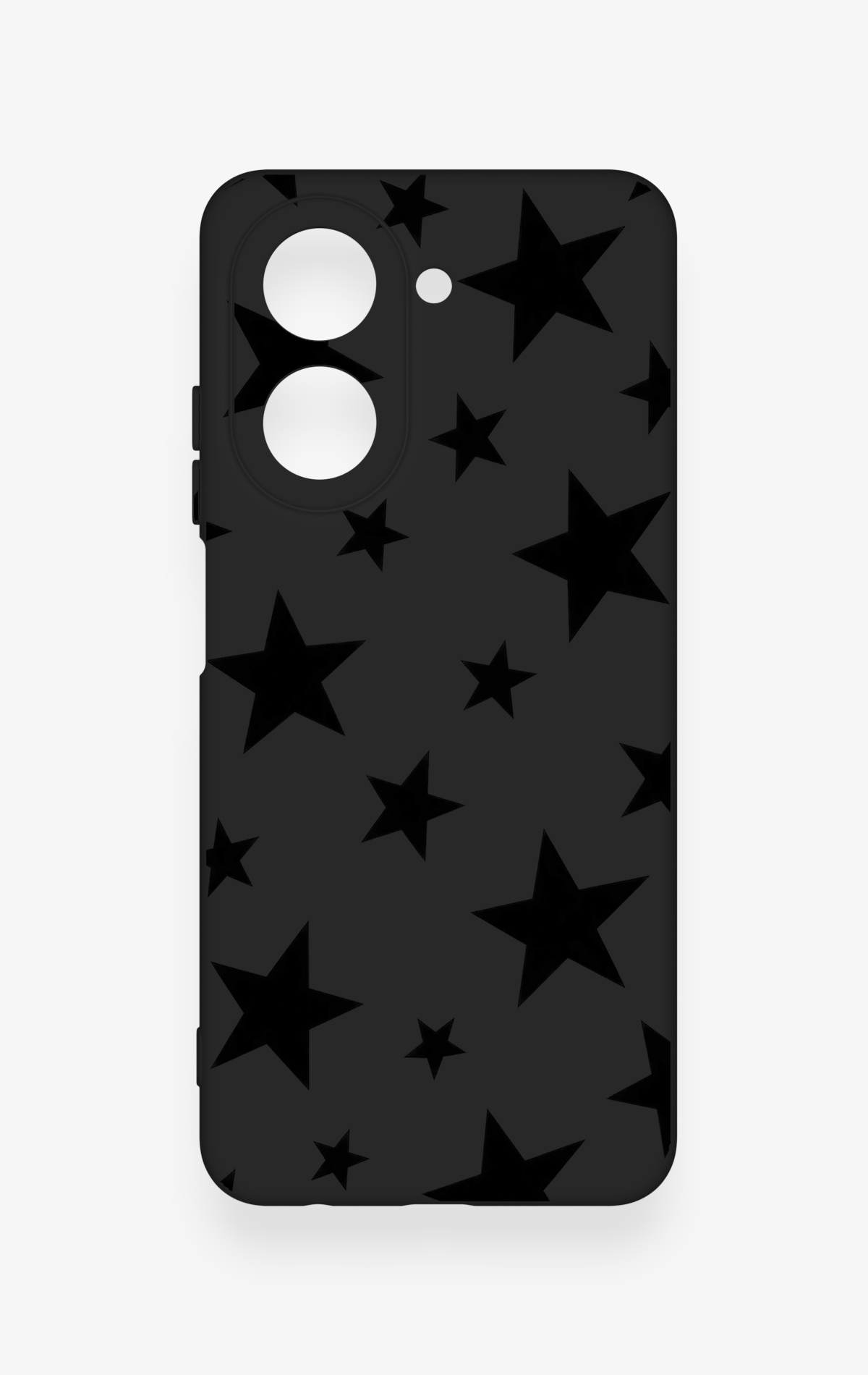 Redmi A5 Uyumlu Siyah Star Desenli Silikon Kılıf