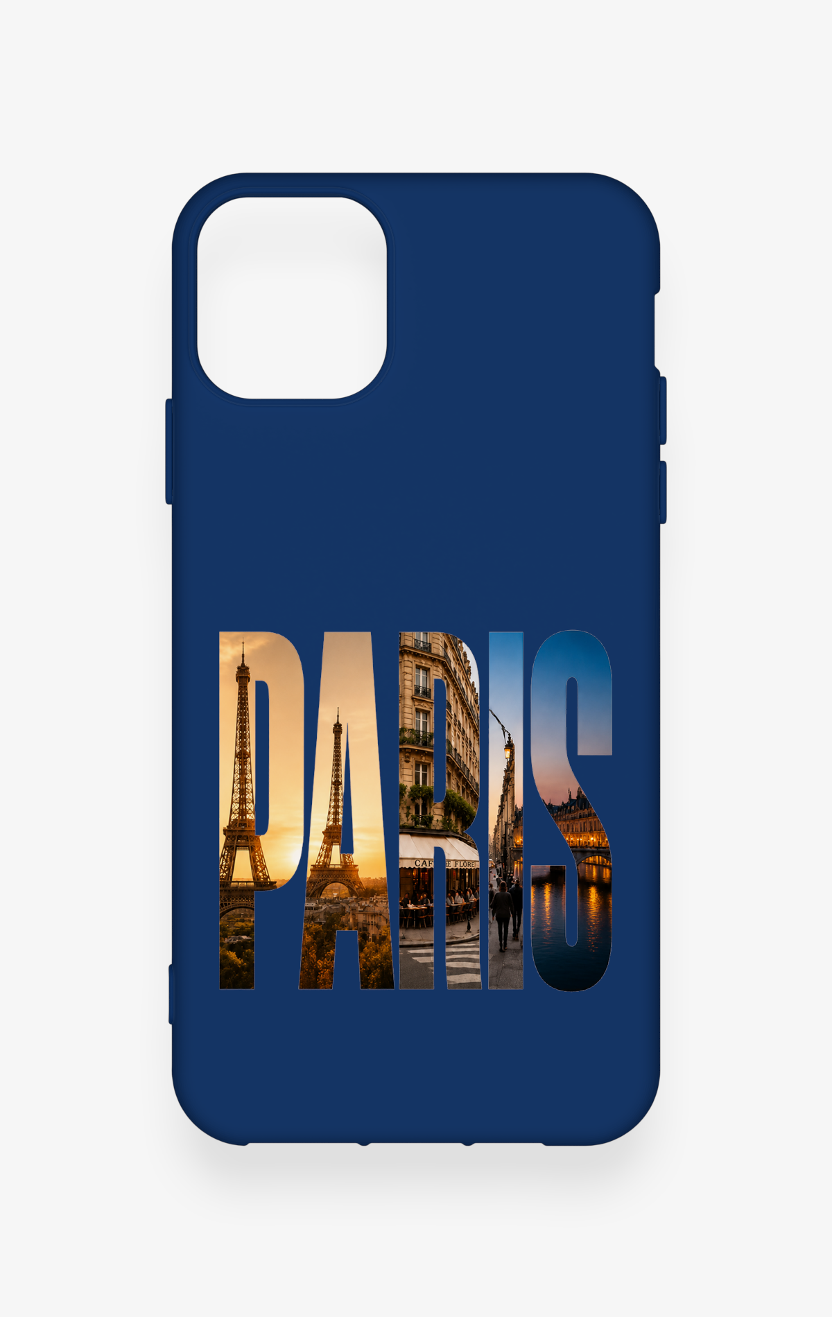 iPhone 11 Pro Max Uyumlu Paris Desenli Silikon Kılıf