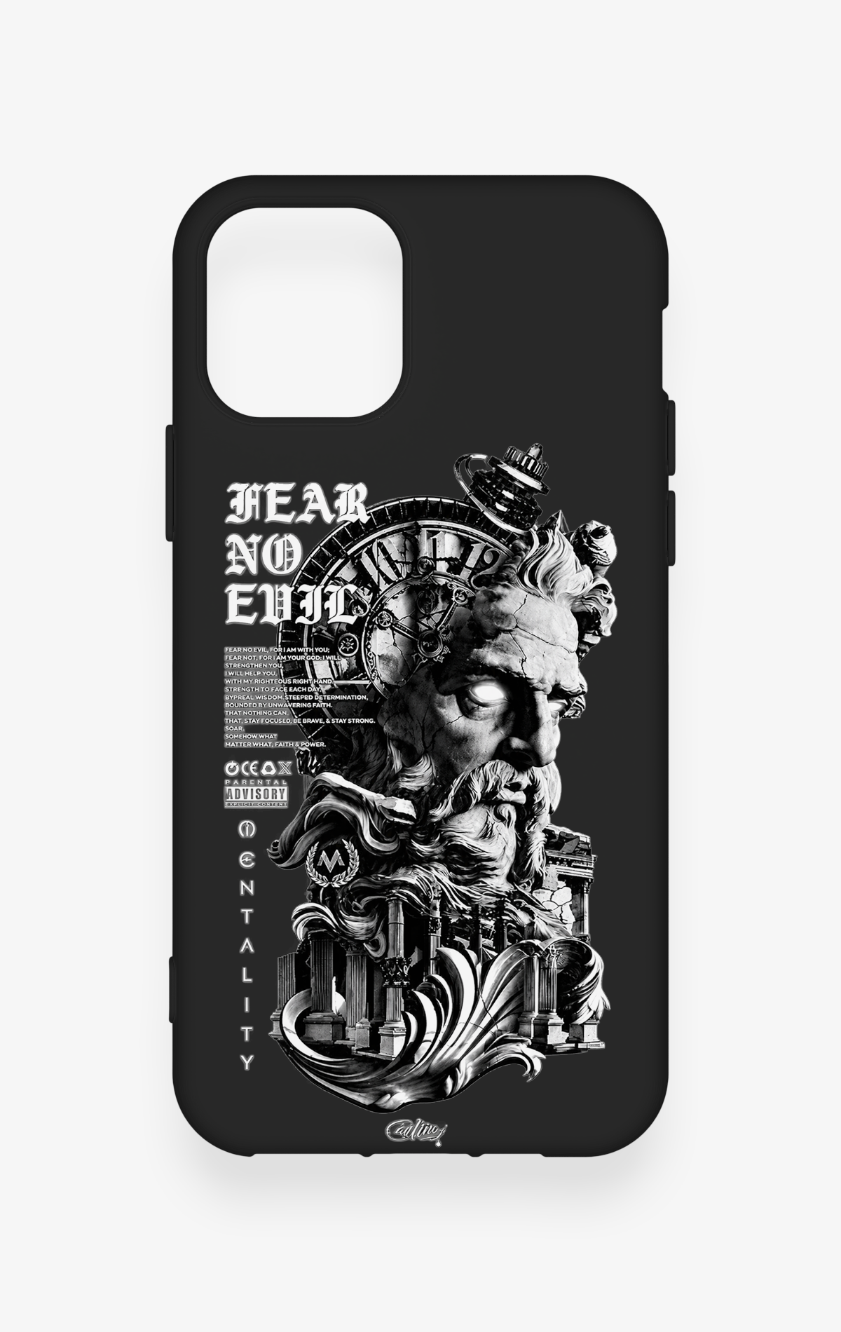 iPhone 11 Pro Uyumlu Fear No Evil Desenli Silikon Kılıf