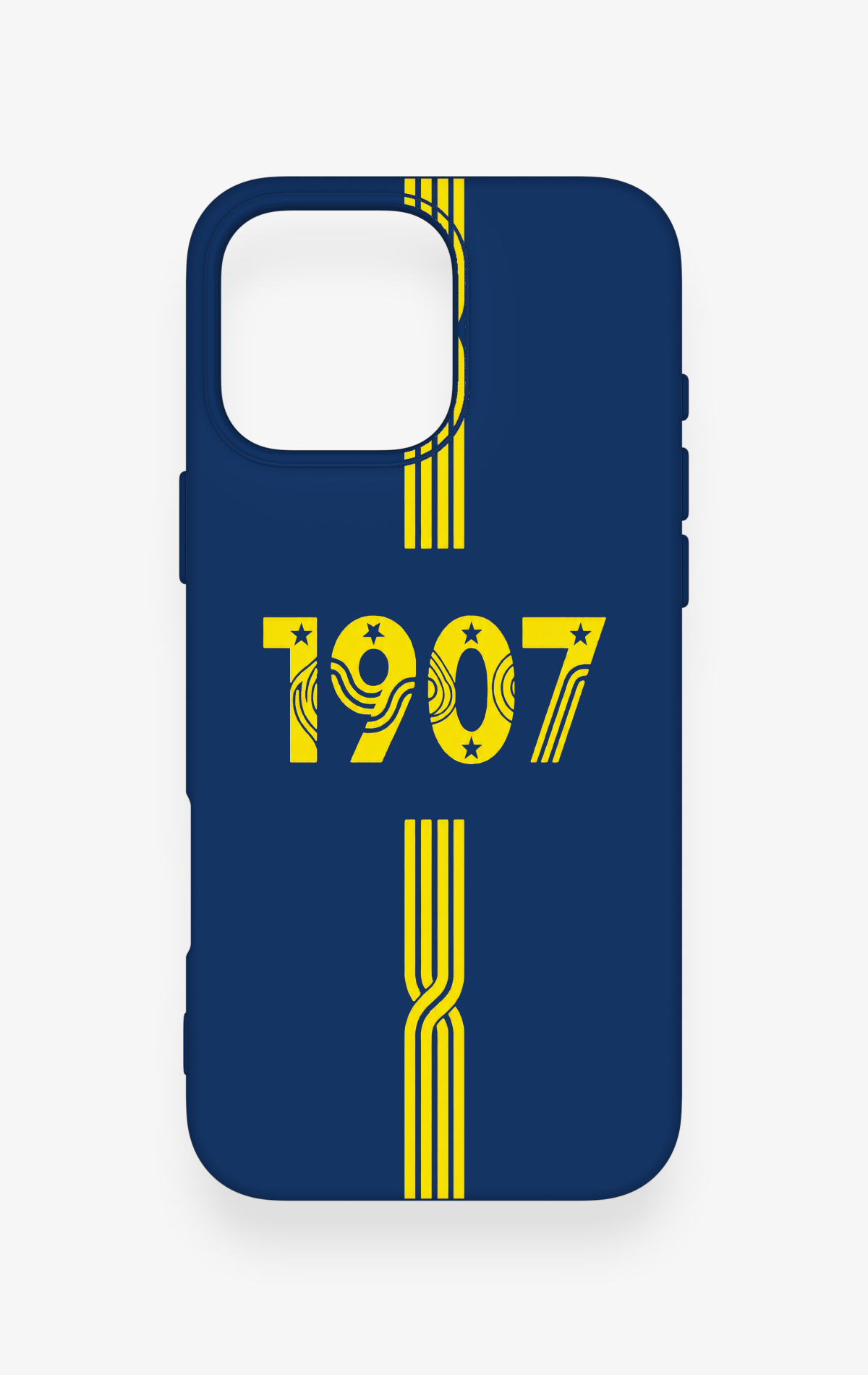iPhone 16 Pro Max Uyumlu 1907 Kemer Desenli Silikon Kılıf