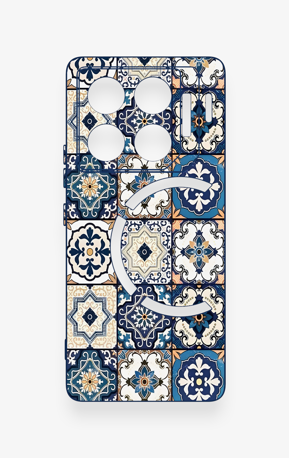 İnfinix Gt 20 Pro Uyumlu Mozaik Çini Desenli Silikon Kılıf