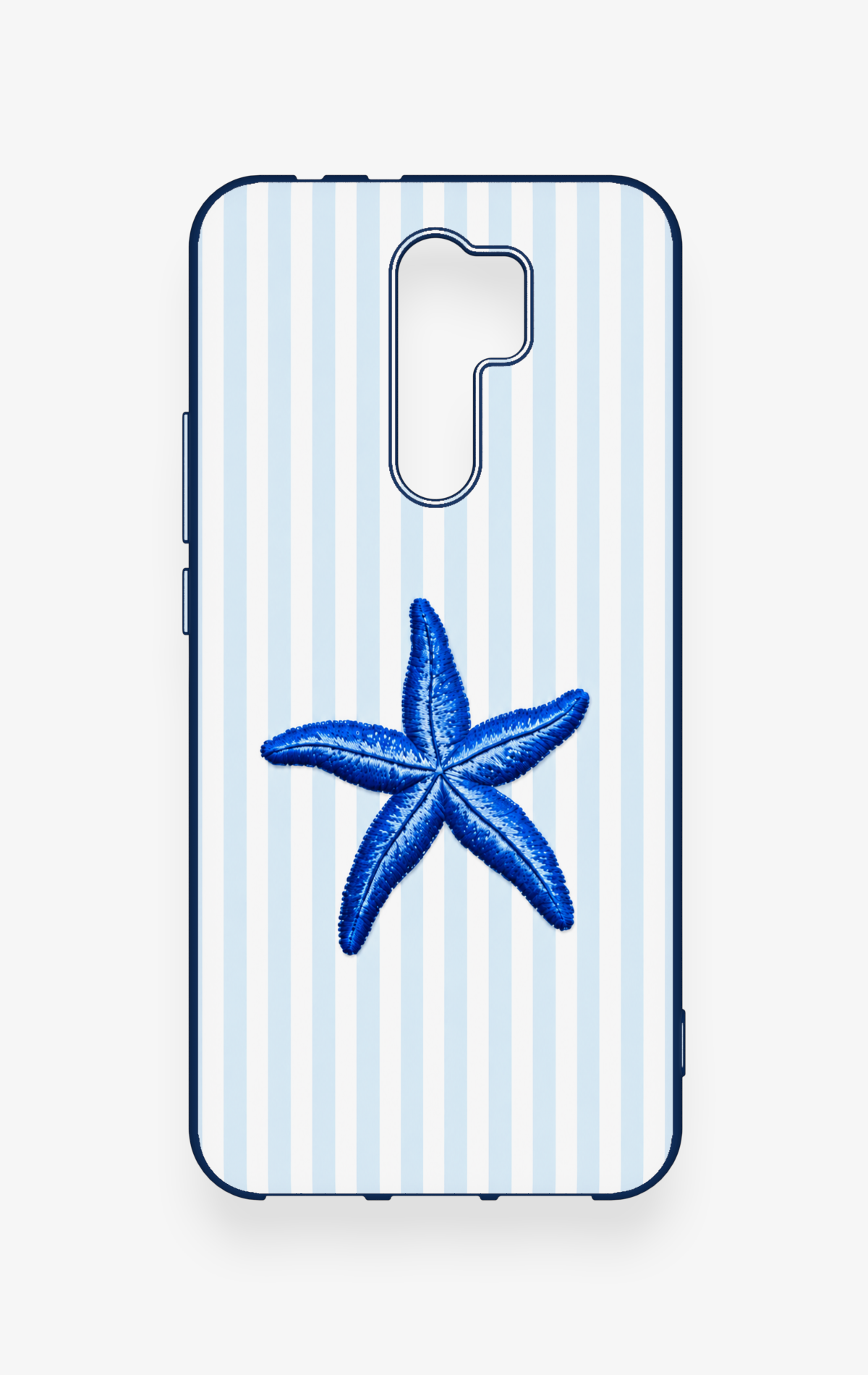 Redmi 9 Uyumlu Mavi Deniz Yıldızı Desenli Silikon Kılıf
