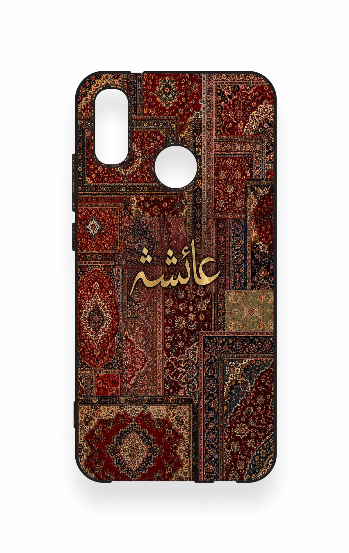 Huawei P20 Lite Uyumlu Vintage Halı Desenli Silikon Kılıf