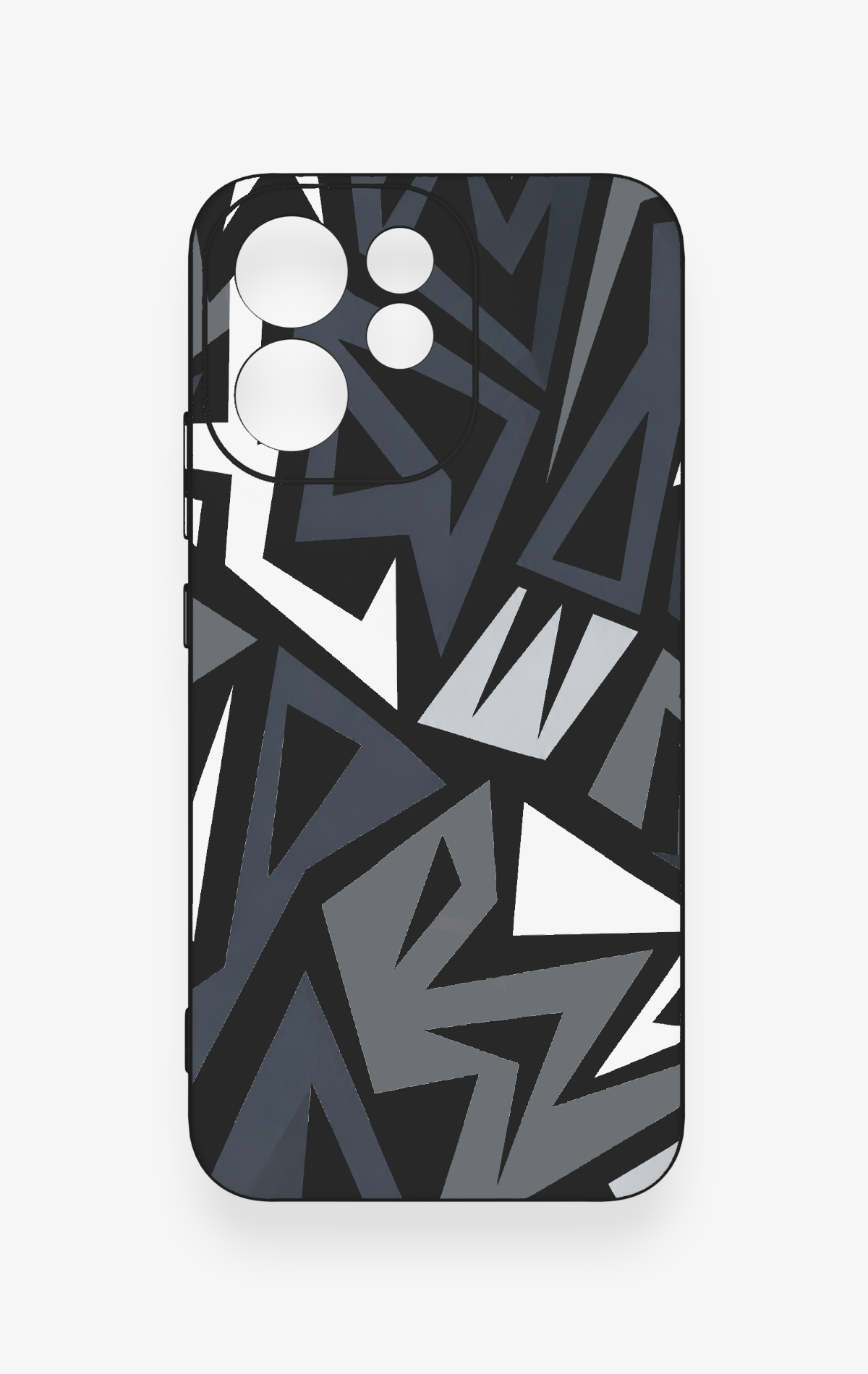 Oppo Reno 15F Uyumlu Geometrik Blok Desenli Silikon Kılıf