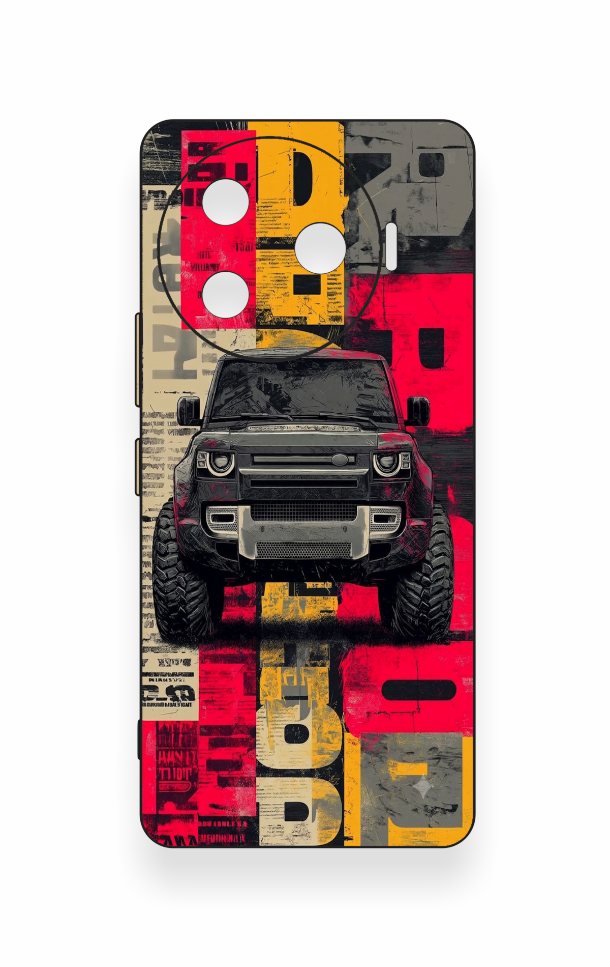 Tecno Camon 30 Pro 5G Uyumlu Defender Truck Desenli Silikon Kılıf