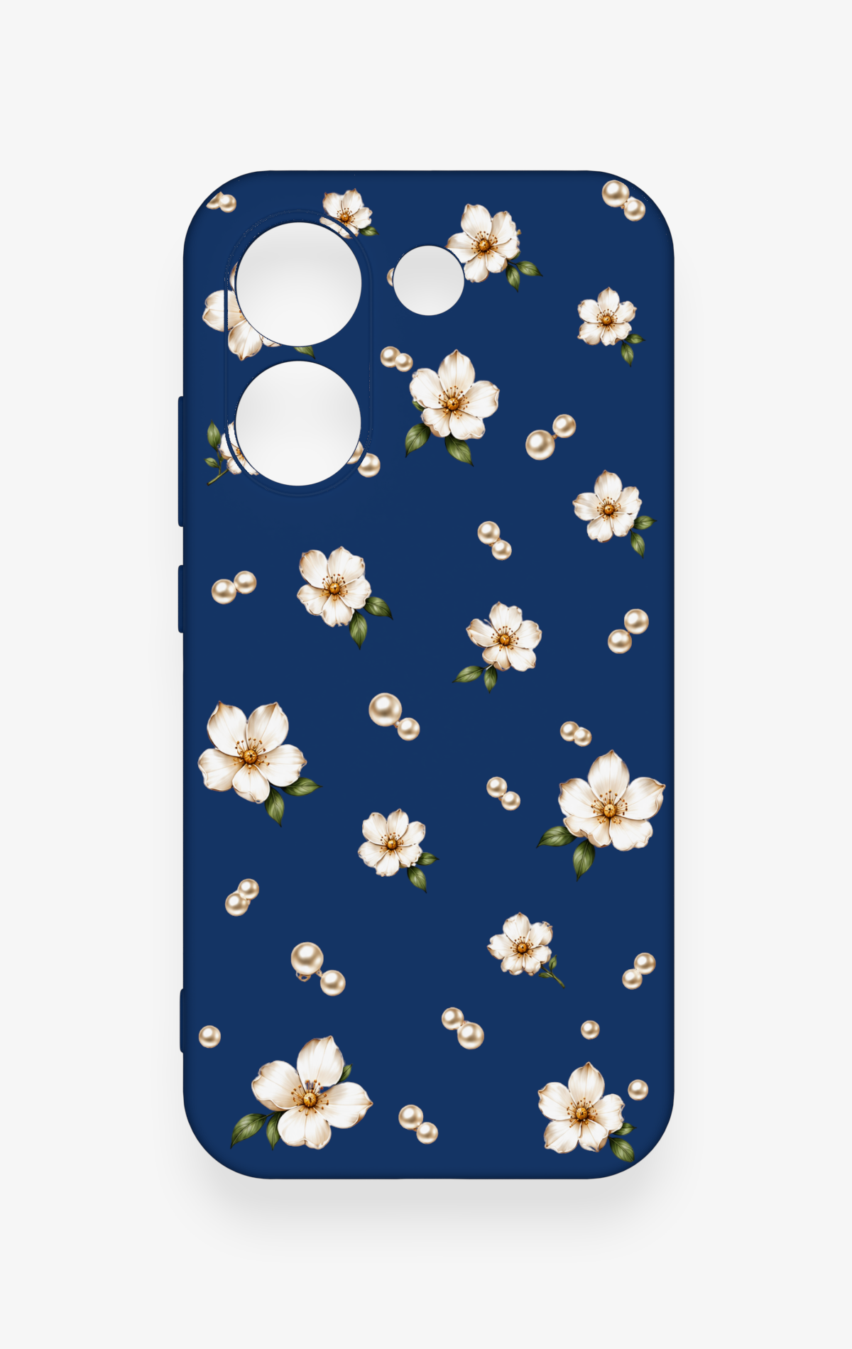 Poco X8 Pro Uyumlu Papatya İnci Desenli Silikon Kılıf