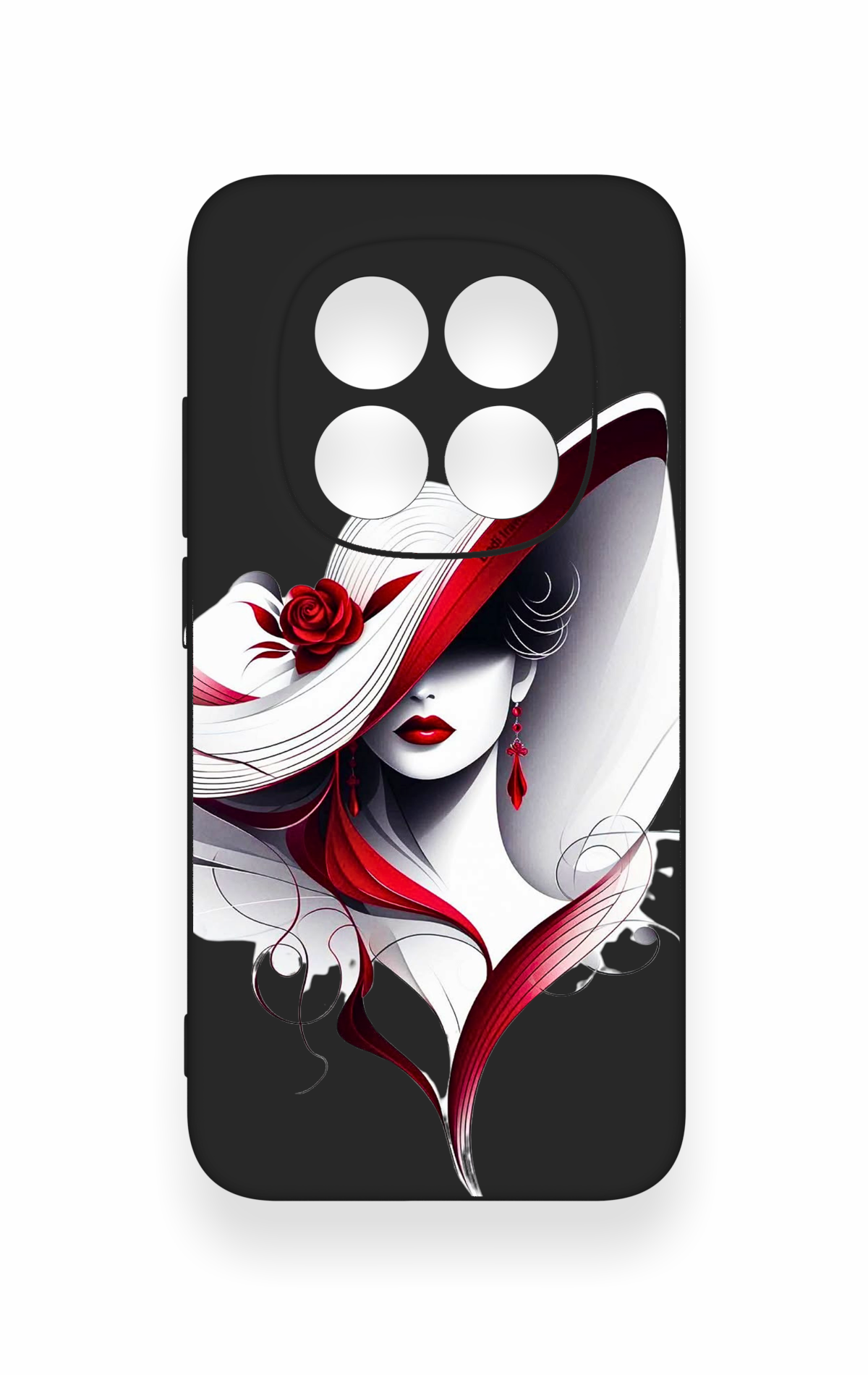 Redmi Note 15 Pro 5G Uyumlu Matmazel Desenli Silikon Kılıf