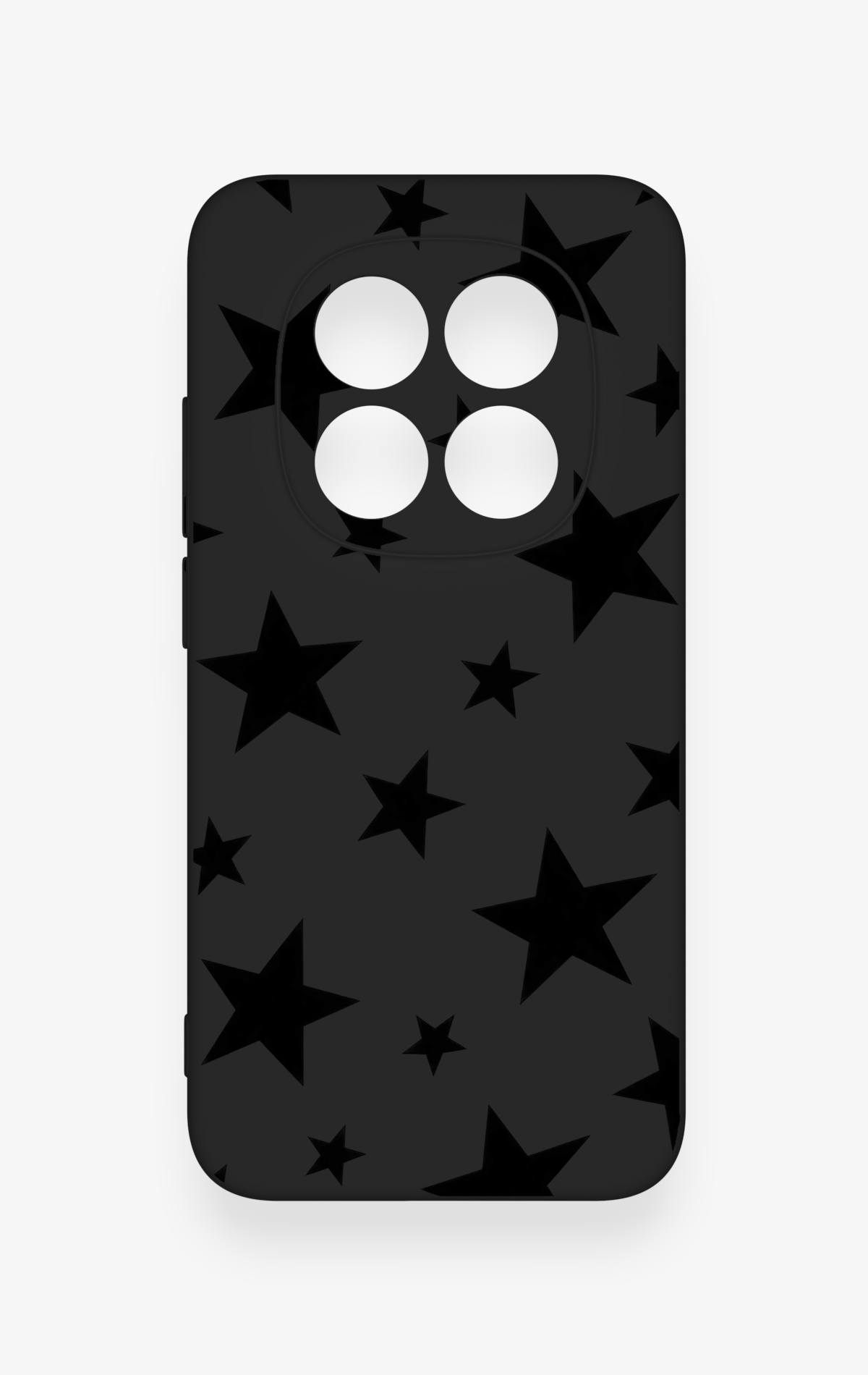 Redmi Note 15 Pro 5G Uyumlu Siyah Star Desenli Silikon Kılıf