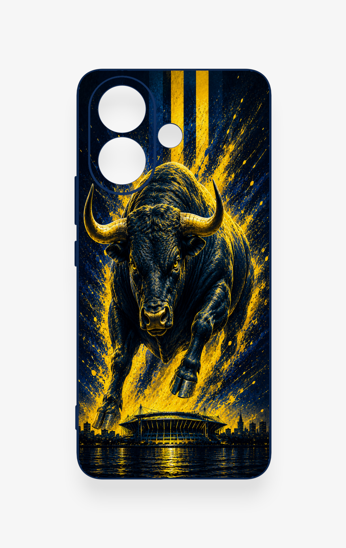 Vivo V60 Lite Uyumlu Kadiköy Boğası Desenli Silikon Kılıf