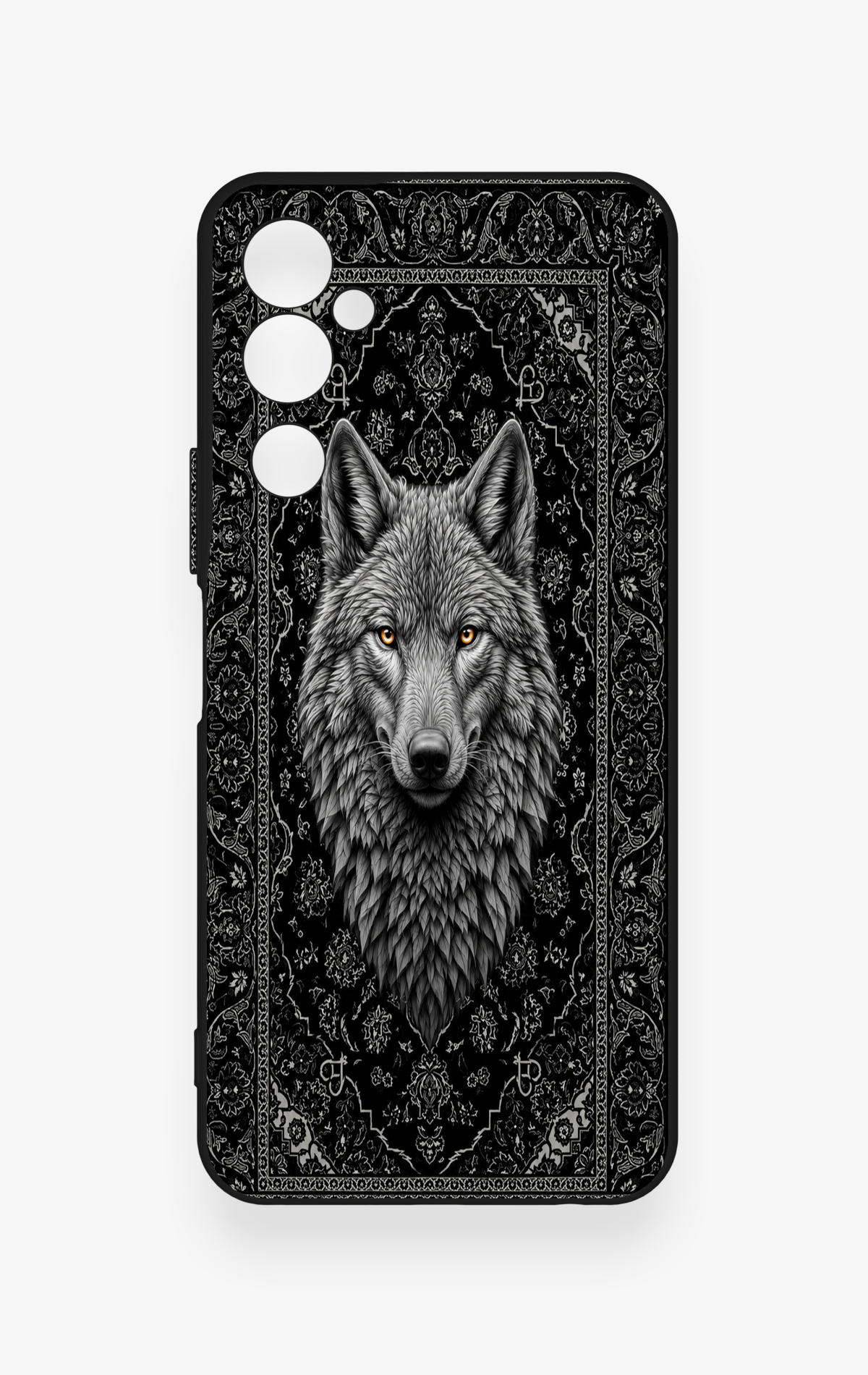 Tecno Pova Neo 2 Uyumlu Etnik Kurt Desenli Silikon Kılıf