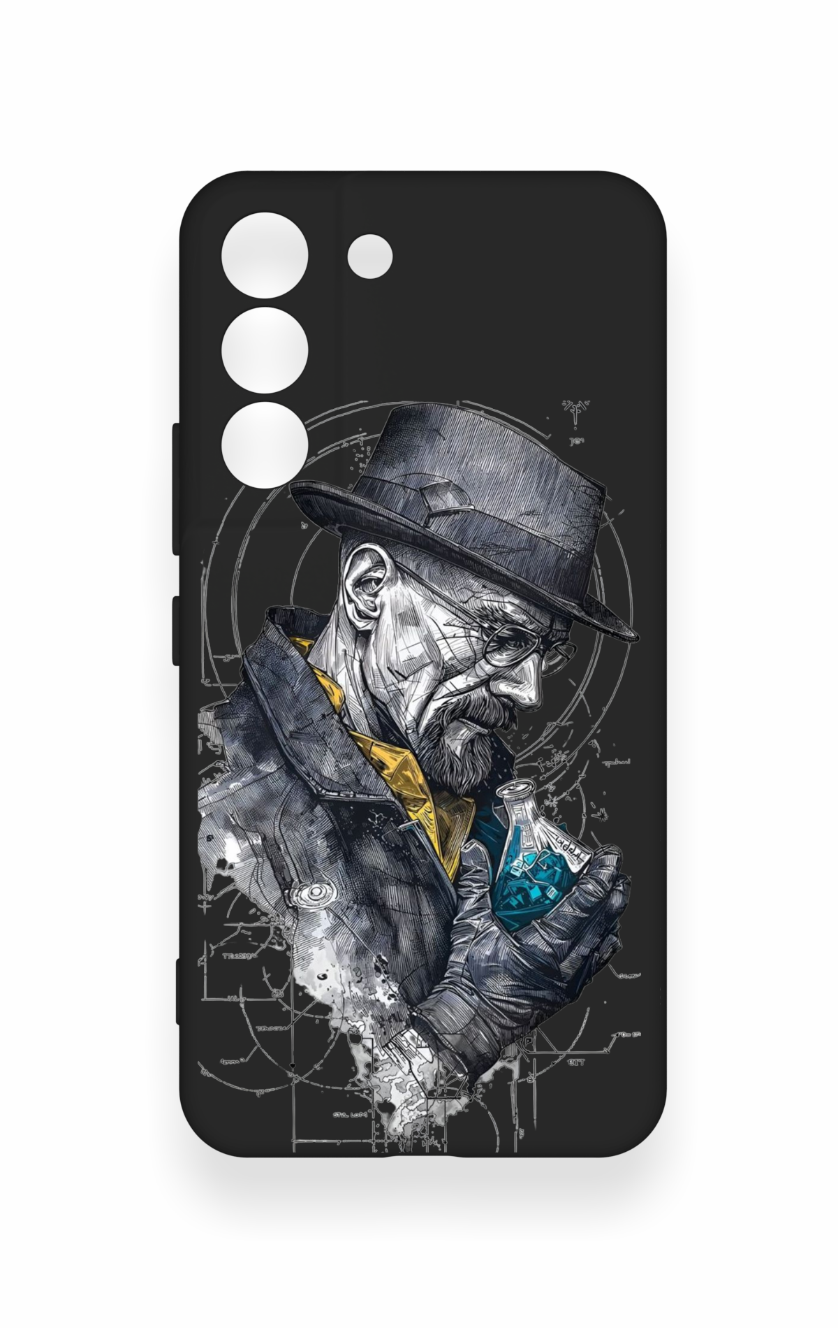 Samsung S22 Uyumlu Walter White Desenli Silikon Kılıf