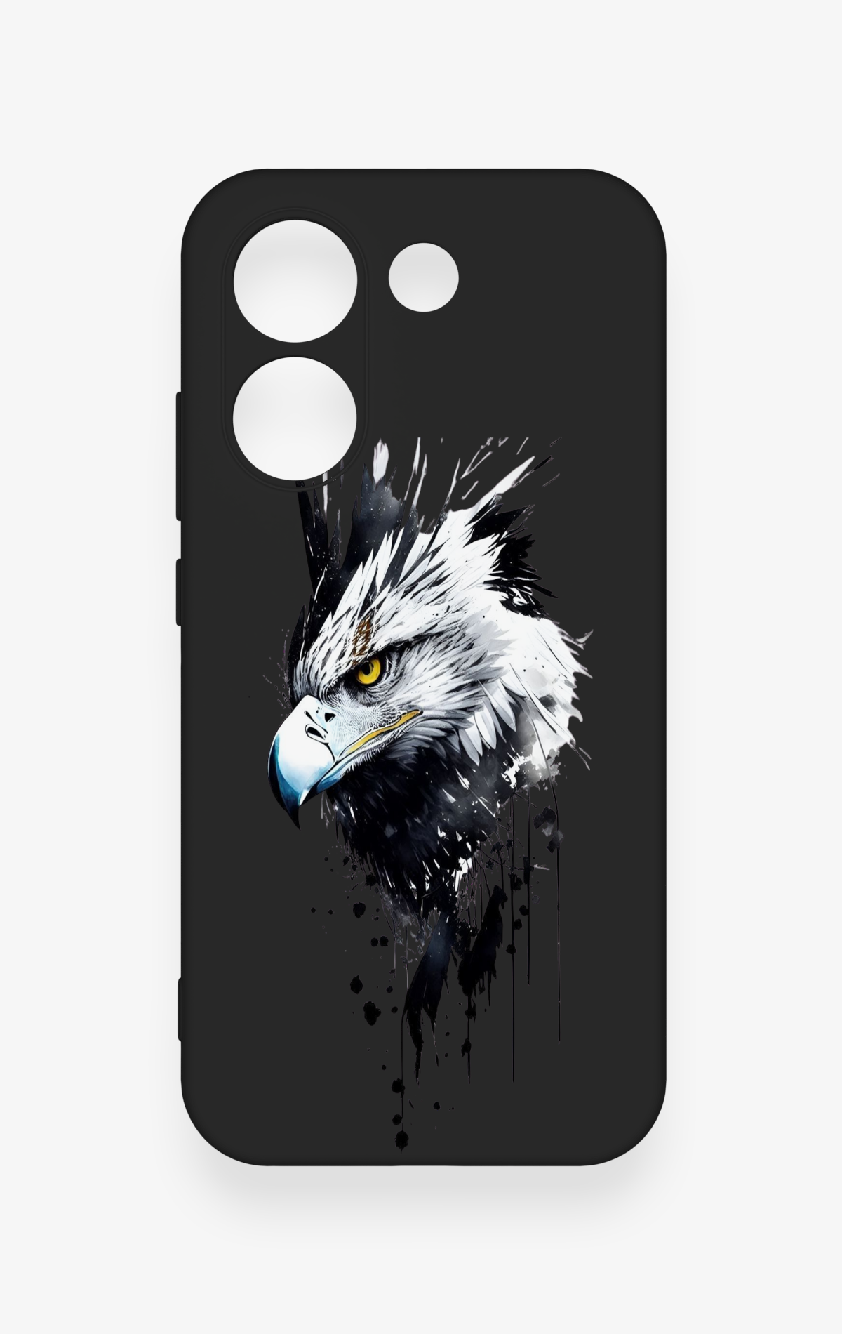 Poco X8 Pro Uyumlu Bald Eagle Desenli Silikon Kılıf