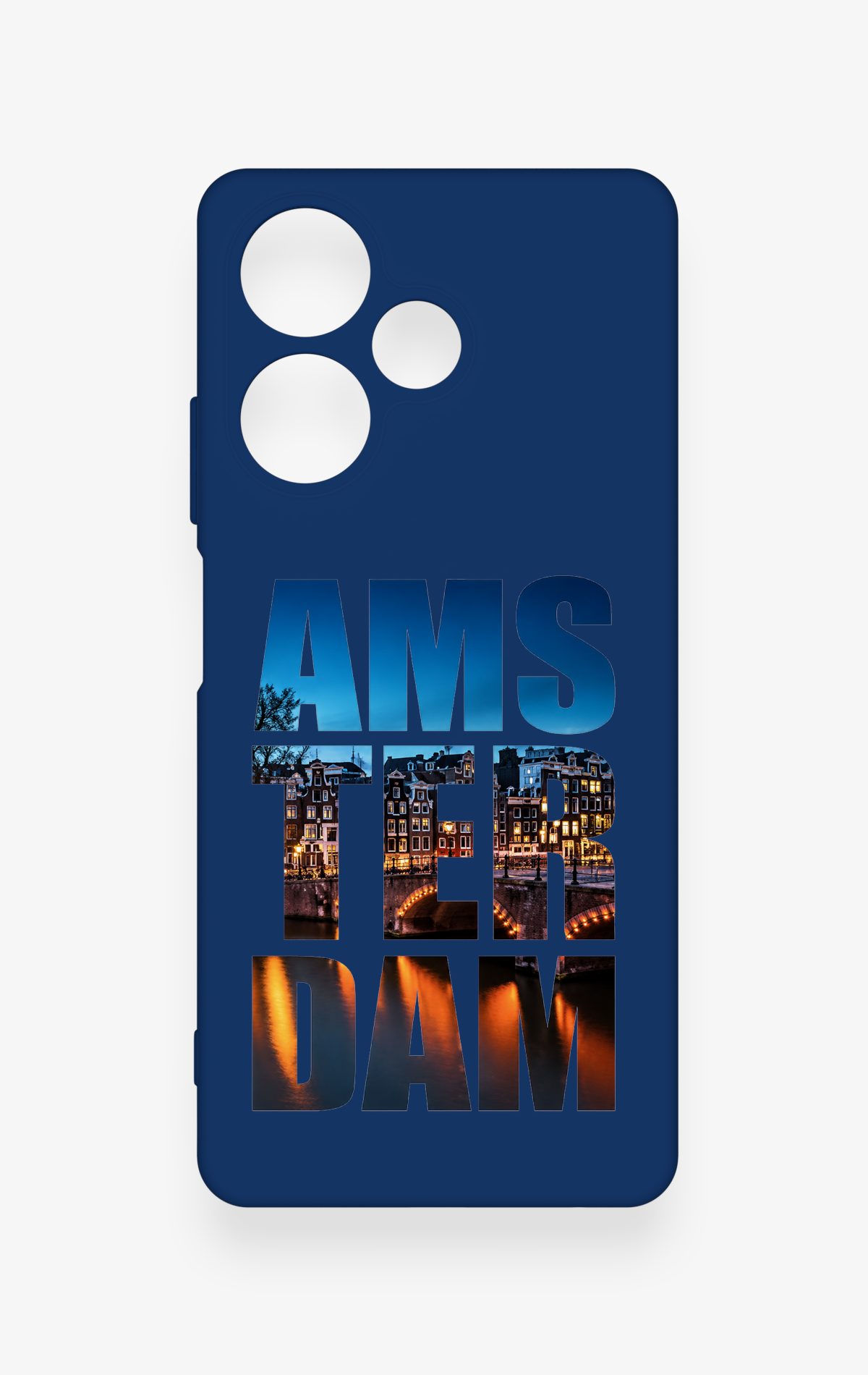 İnfinix Hot 30 Uyumlu Amsterdam Desenli Silikon Kılıf
