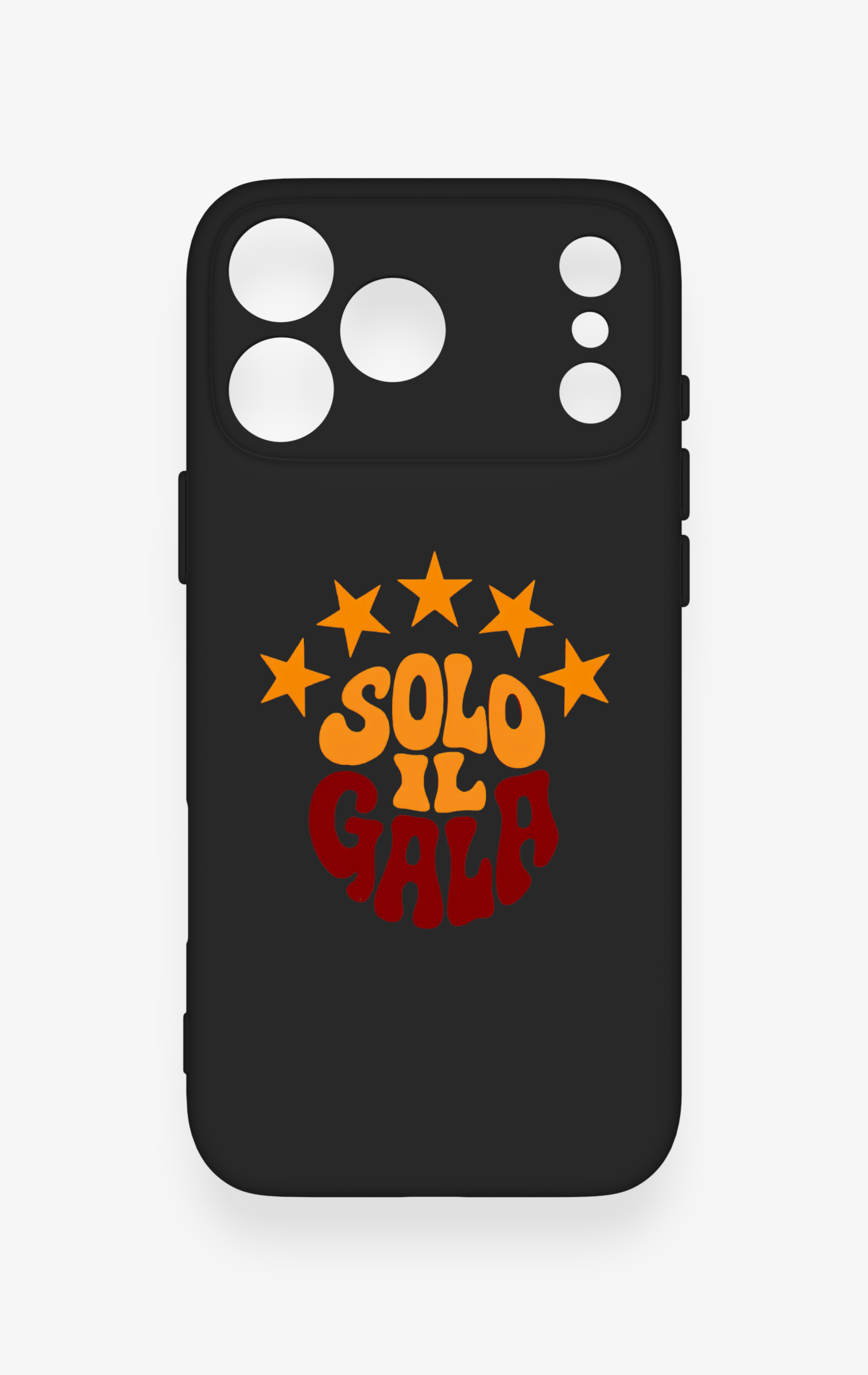 iPhone 17 Pro Max Uyumlu Solo IL Gala Desenli Silikon Kılıf