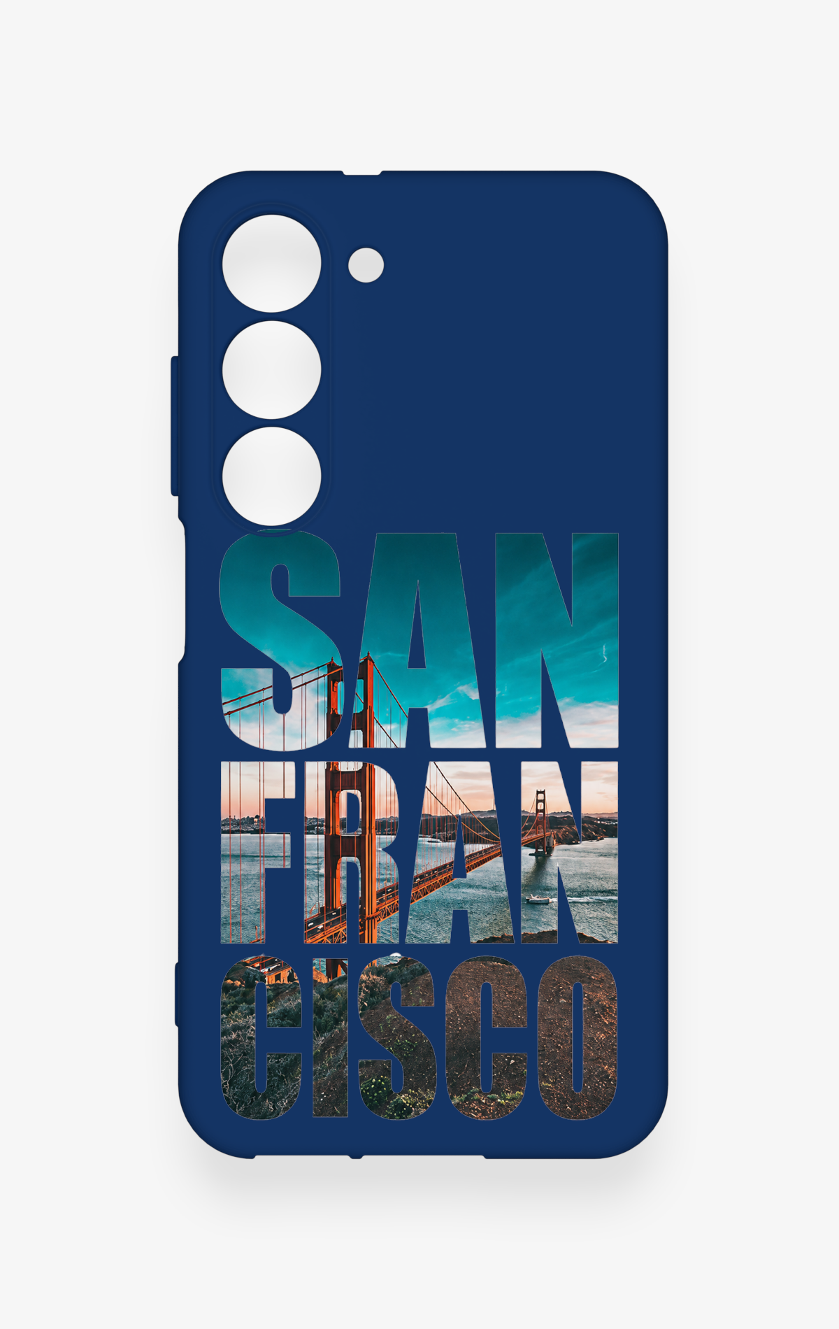 Samsung S23 Uyumlu San Francisco Desenli Silikon Kılıf