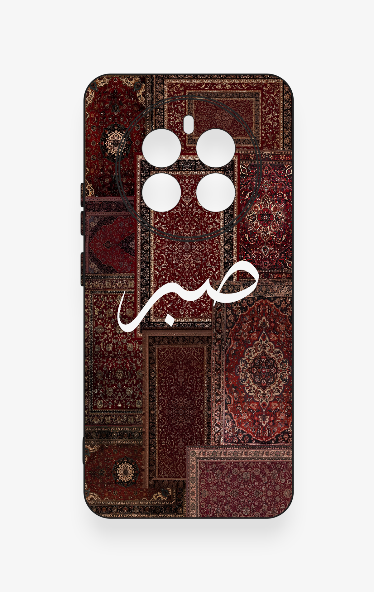 Realme 12 4G Uyumlu Sabır Etnik Halı Desen Desenli Silikon Kılıf