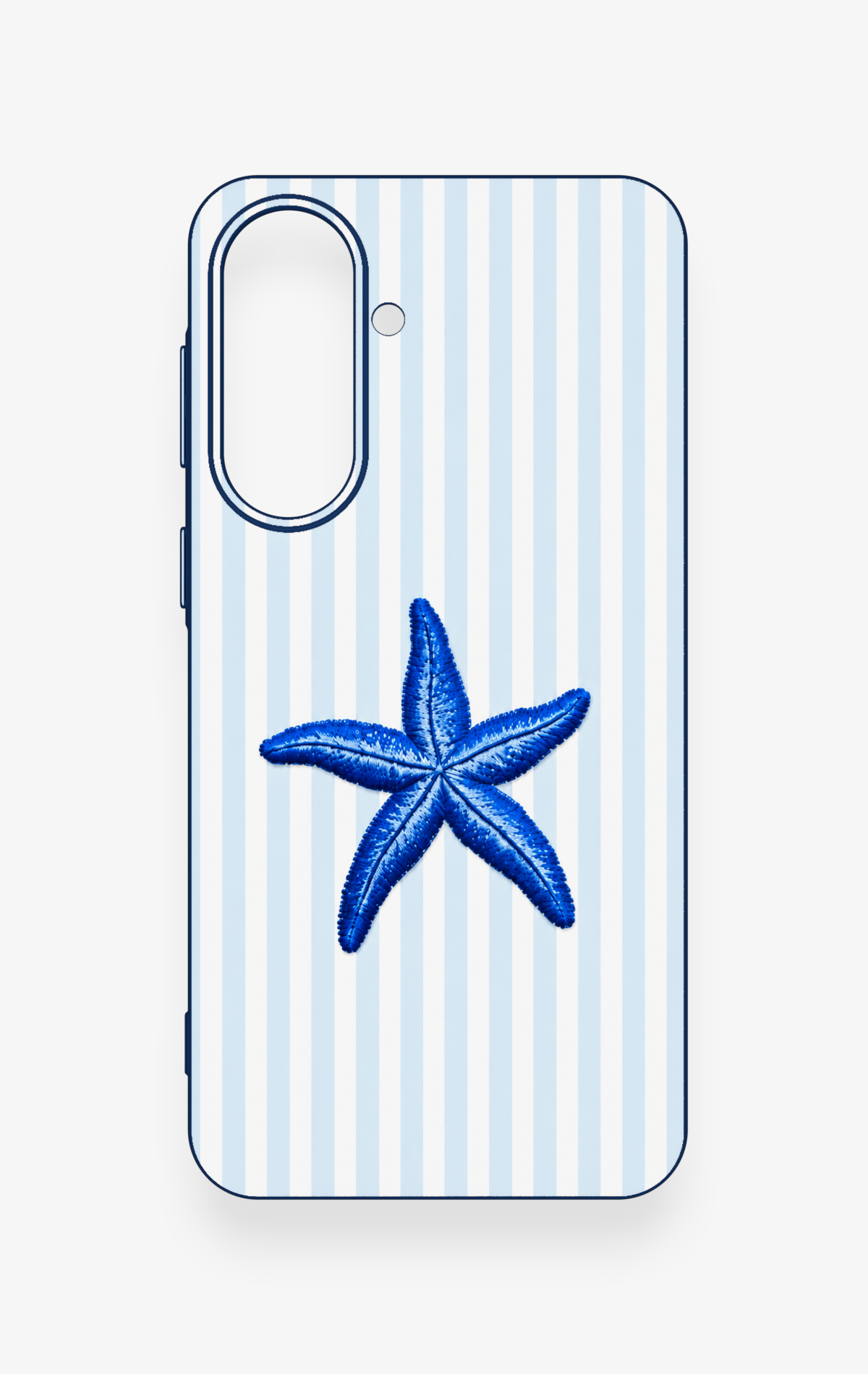 Samsung A37 Uyumlu Mavi Deniz Yıldızı Desenli Silikon Kılıf