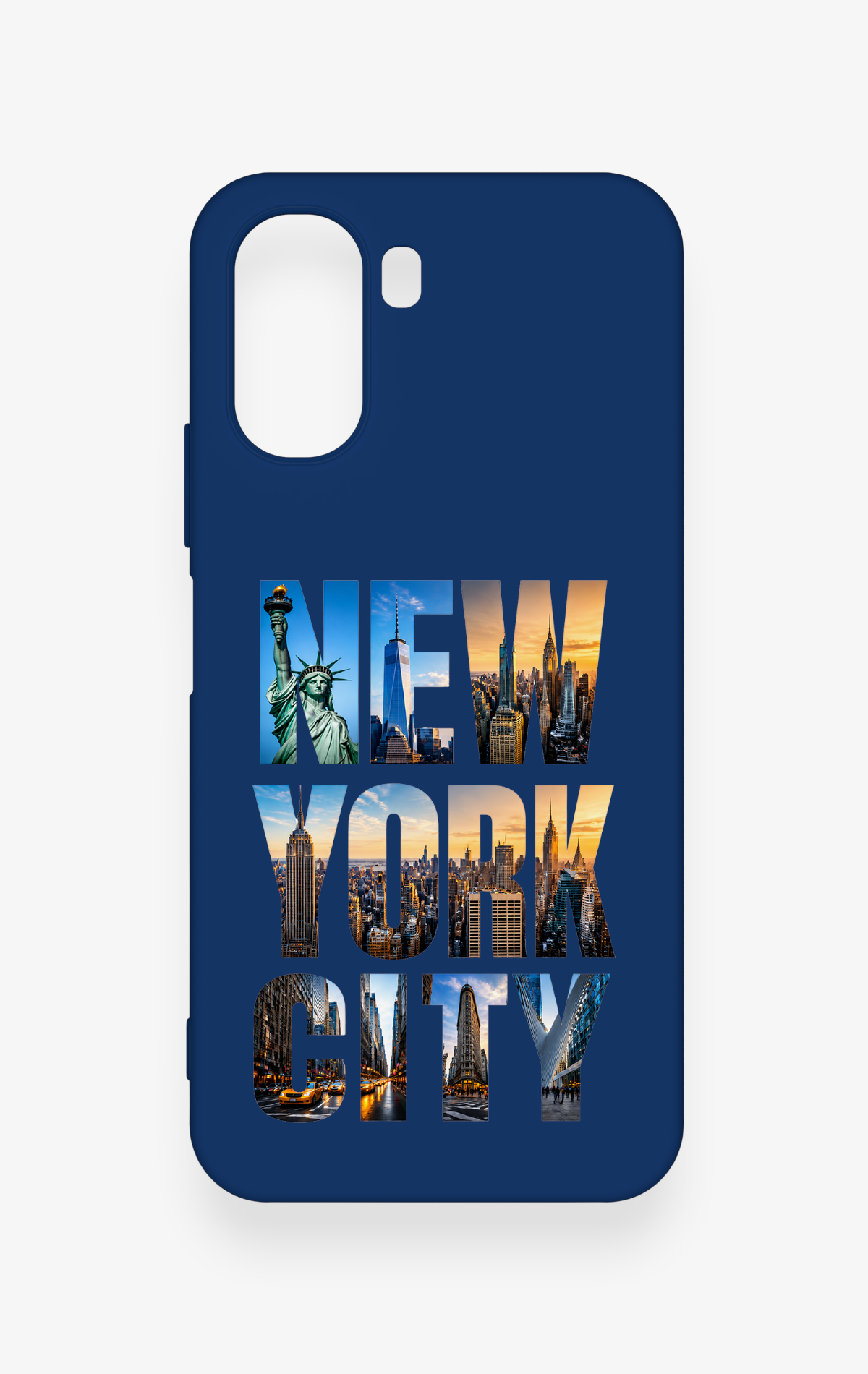 Oppo A6T Uyumlu New York City Desenli Silikon Kılıf
