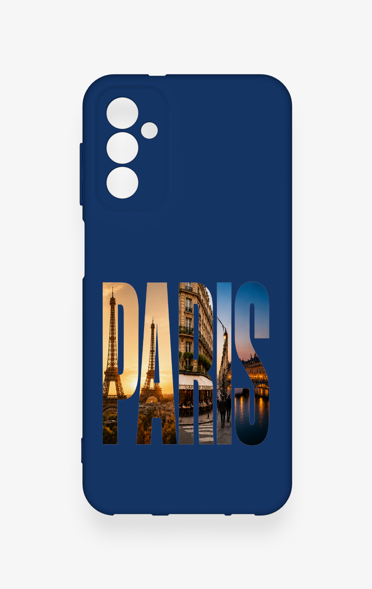 Samsung M13 Uyumlu Paris Desenli Silikon Kılıf