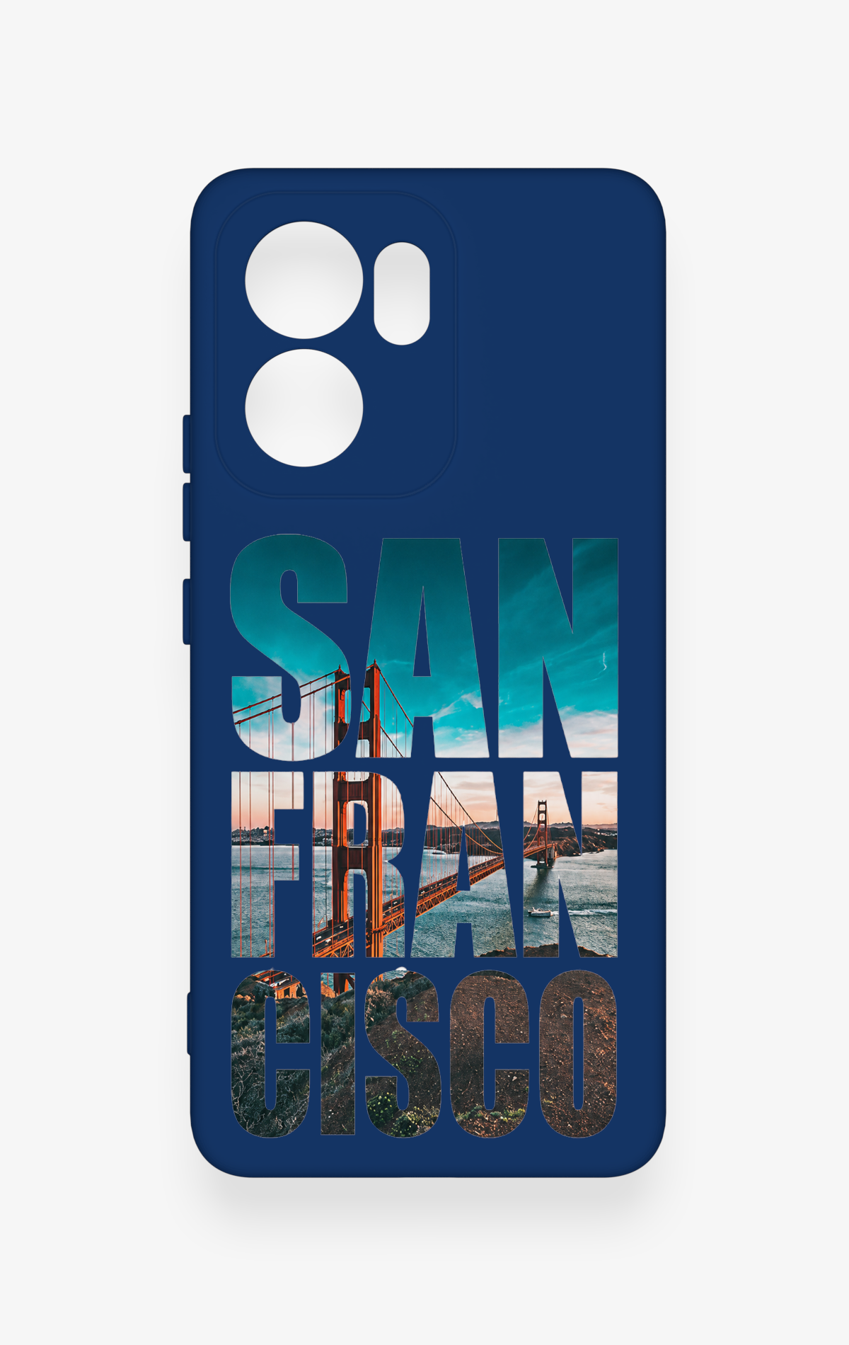 Oppo Reno 13F Uyumlu San Francisco Desenli Silikon Kılıf