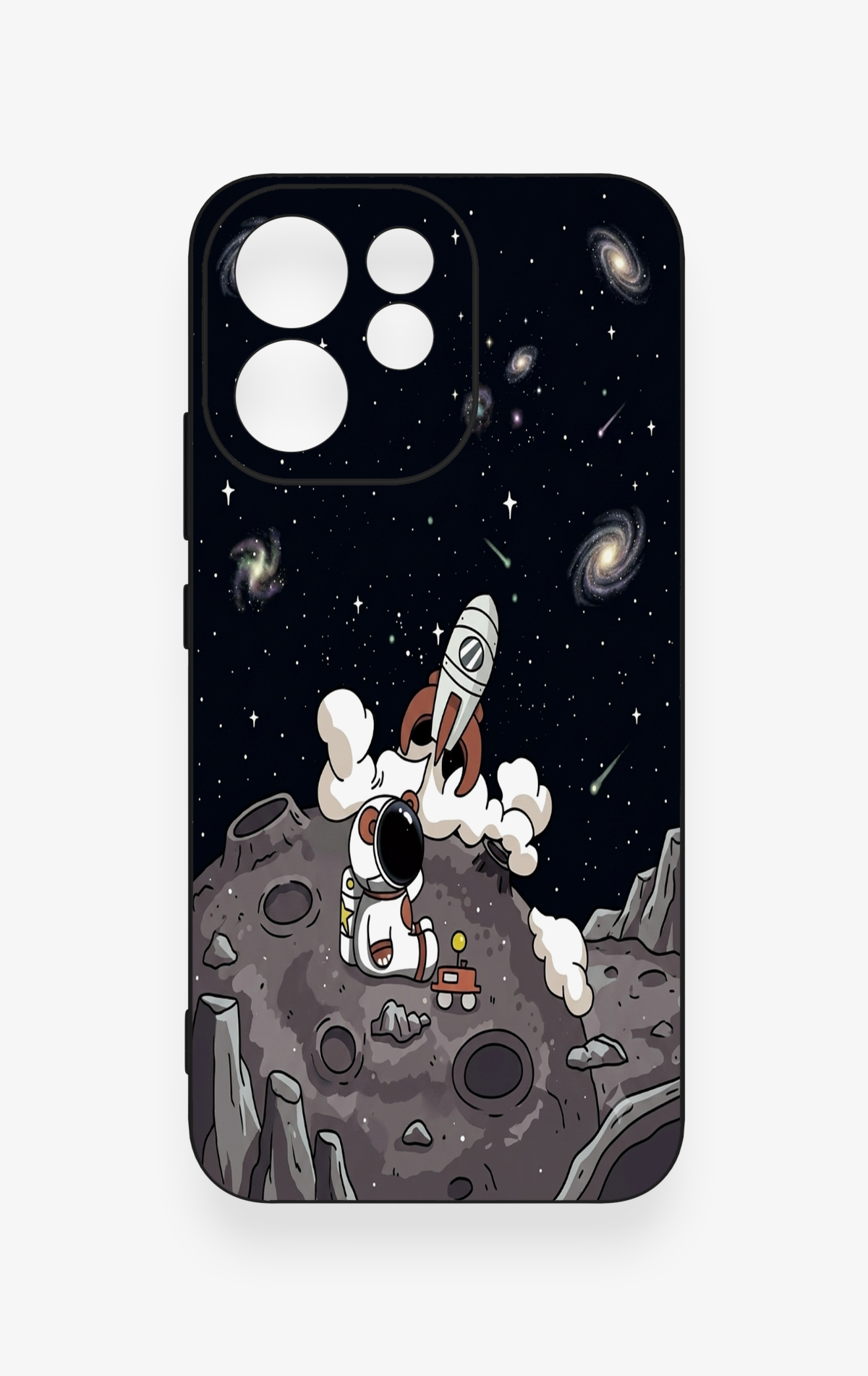 Oppo Reno 15F Uyumlu Uzay Astronot Desenli Silikon Kılıf