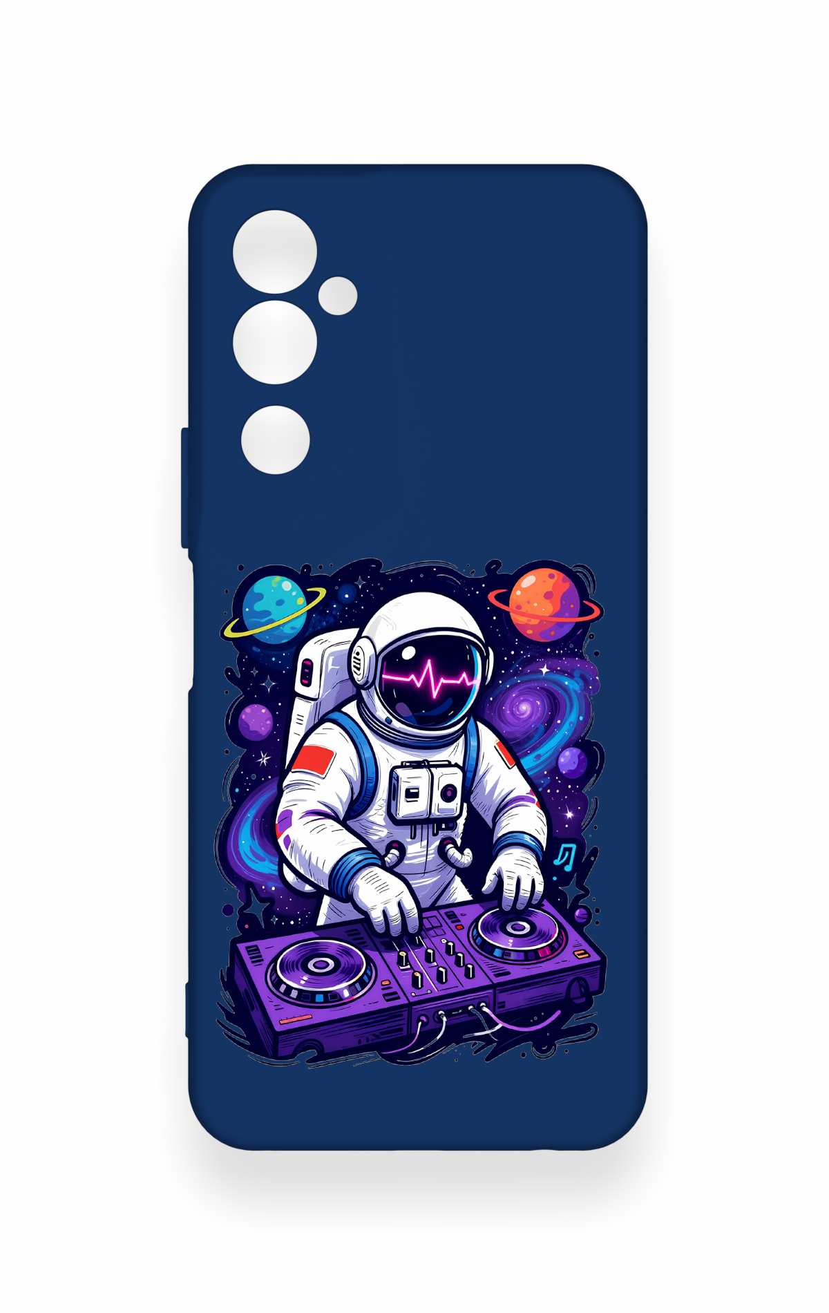Tecno Pova Neo 2 Uyumlu Astronot DJ Desenli Silikon Kılıf