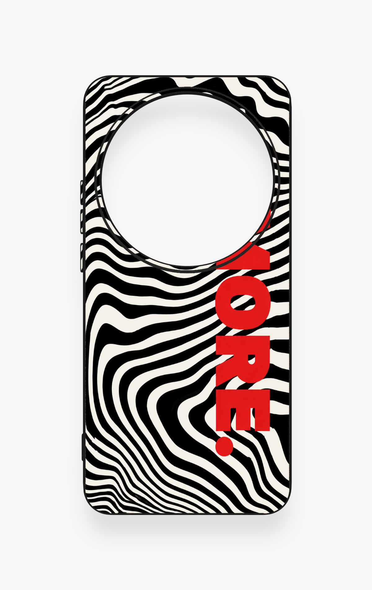 Xiaomi Mi 15 Ultra Uyumlu Zebra Amore Desenli Silikon Kılıf