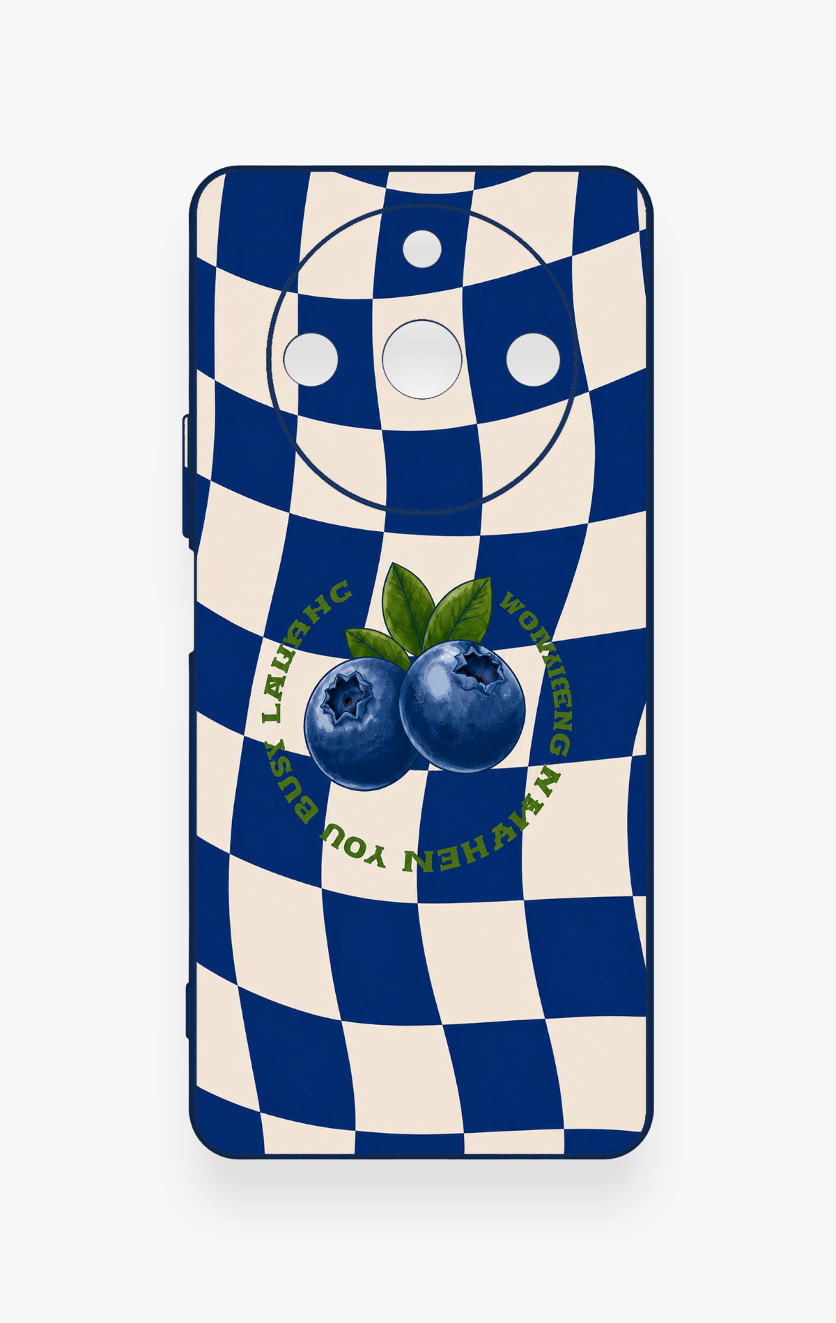 Realme 11 Pro Uyumlu Yaban Mersini Desenli Silikon Kılıf