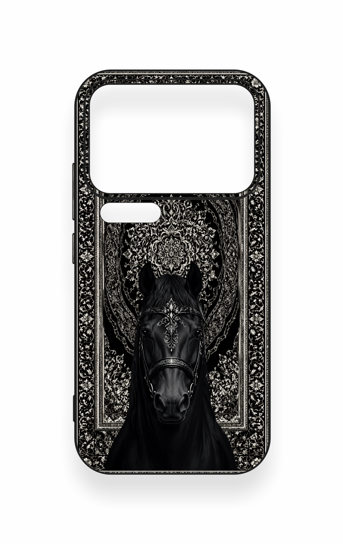 Xiaomi Mi 17 Pro 5G Uyumlu Etnik At Figürü Desenli Silikon Kılıf