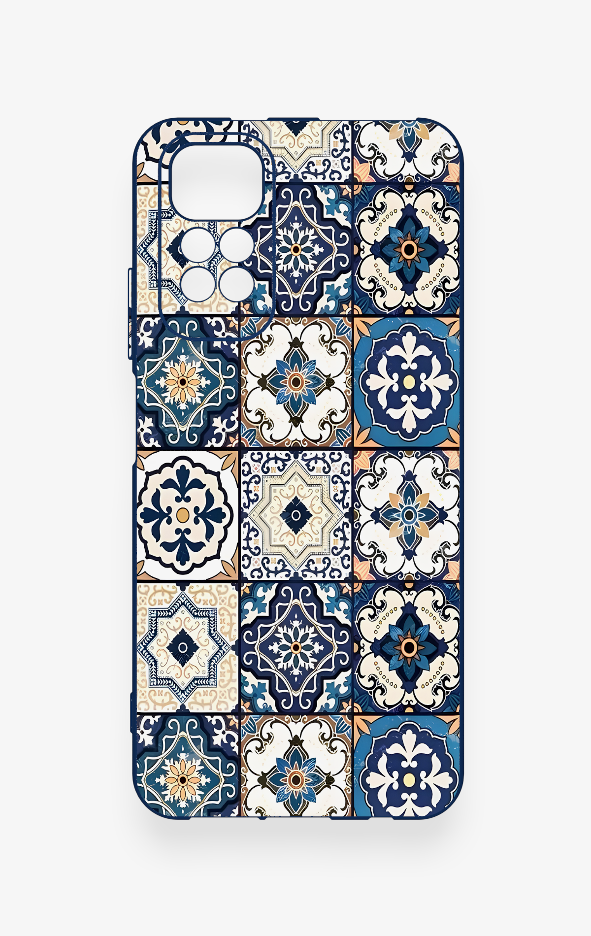 Redmi Note 11S Uyumlu Mozaik Çini Desenli Silikon Kılıf