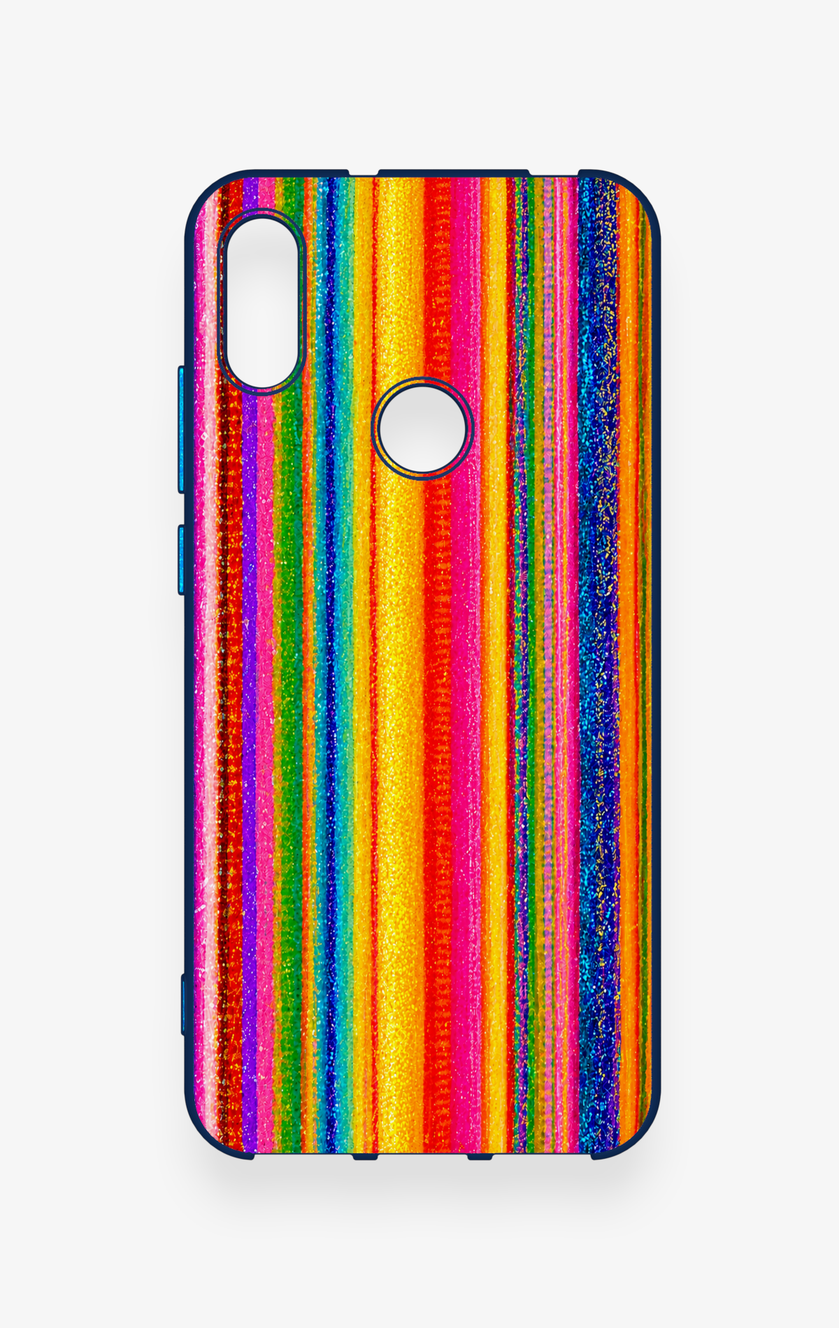 Huawei Y6 2019 Uyumlu Rengarenk Desenli Silikon Kılıf