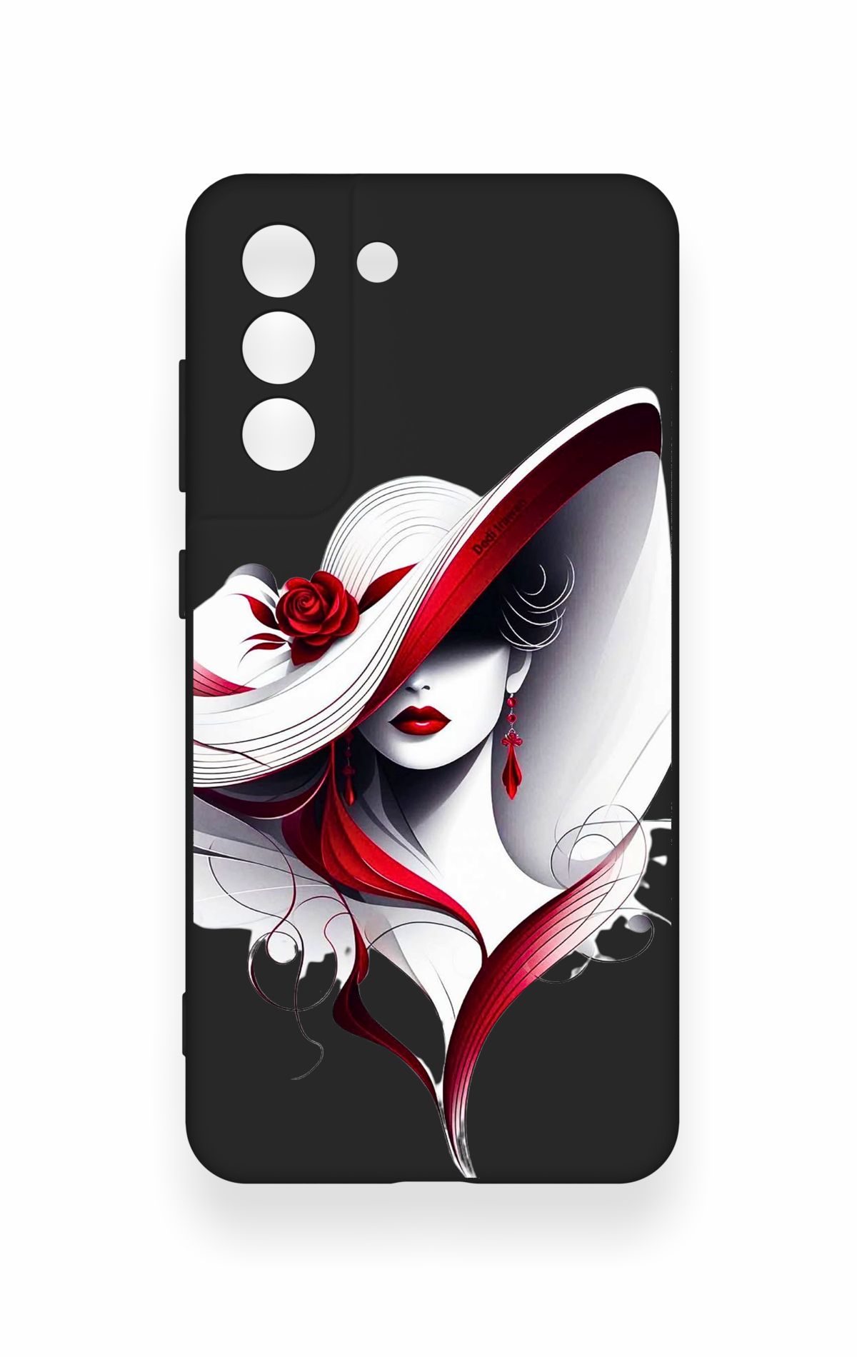 Samsung-S21FE Uyumlu Matmazel Desenli Silikon Kılıf
