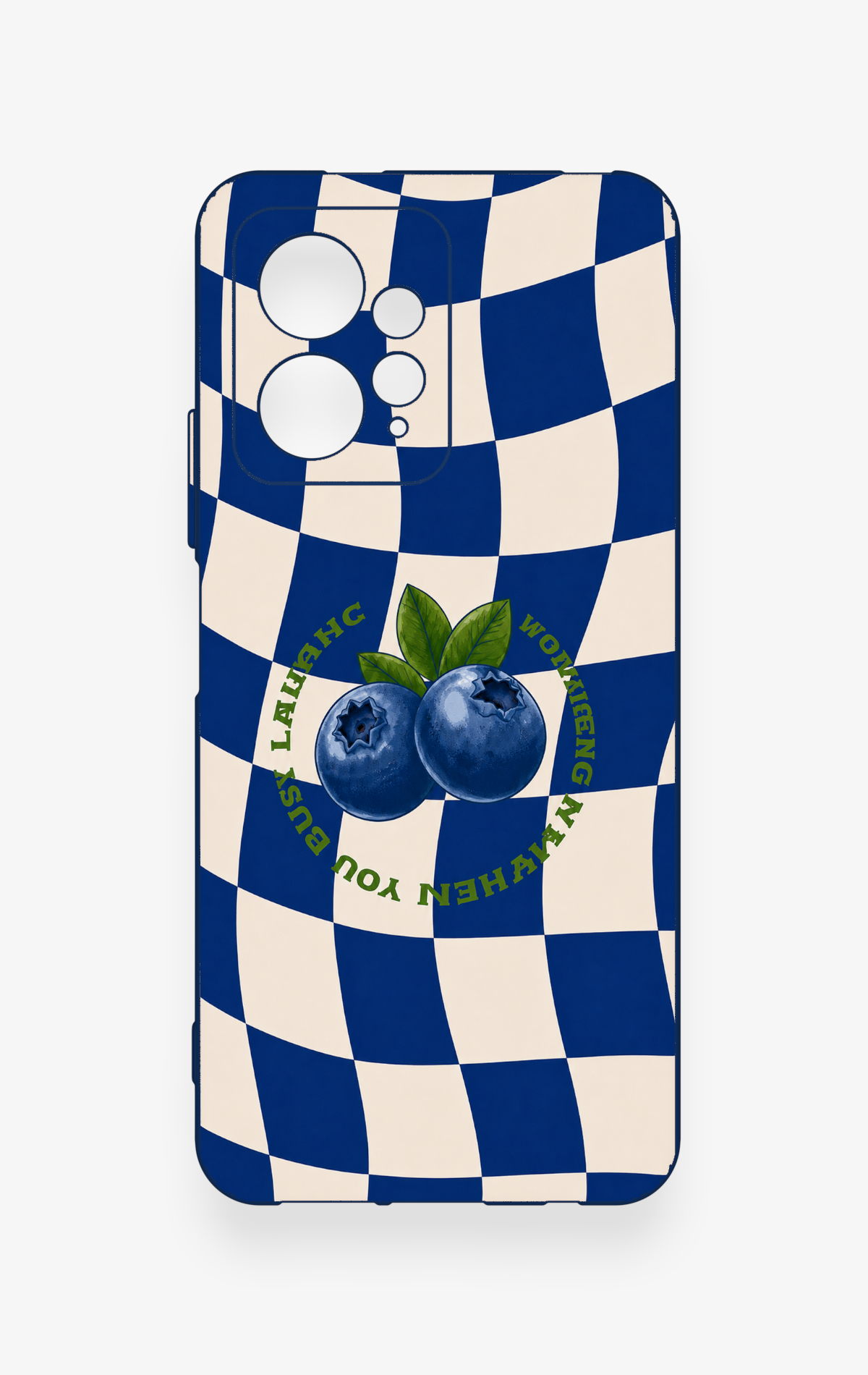 Redmi Note 12 4G Uyumlu Yaban Mersini Desenli Silikon Kılıf
