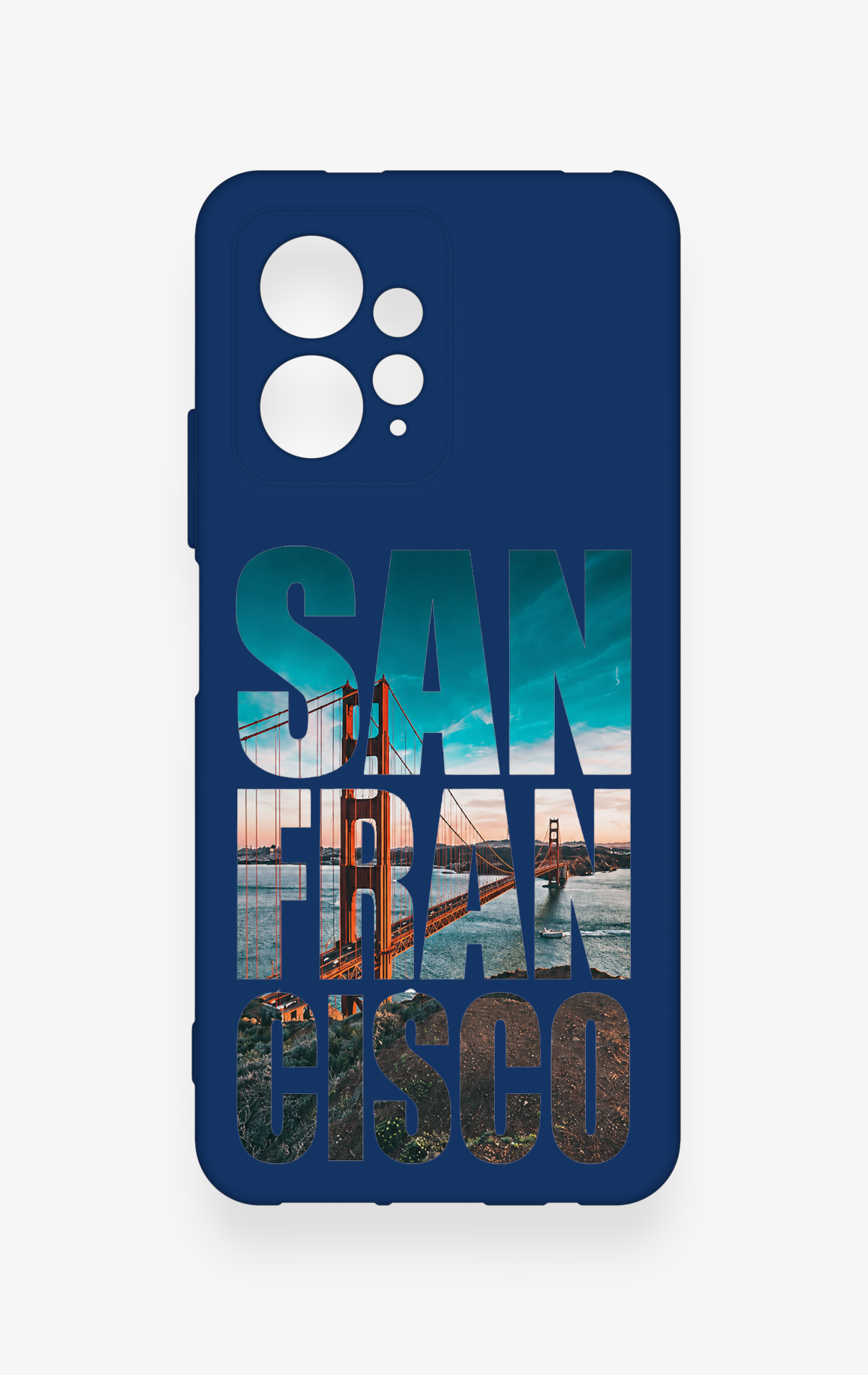 Redmi Note 12 4G Uyumlu San Francisco Desenli Silikon Kılıf