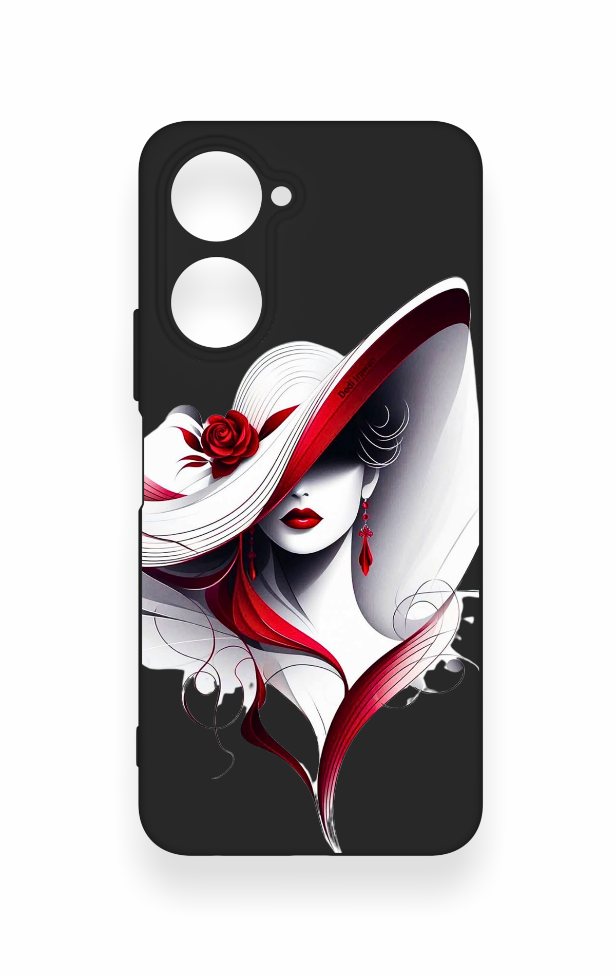 Vivo Y18 Uyumlu Matmazel Desenli Silikon Kılıf