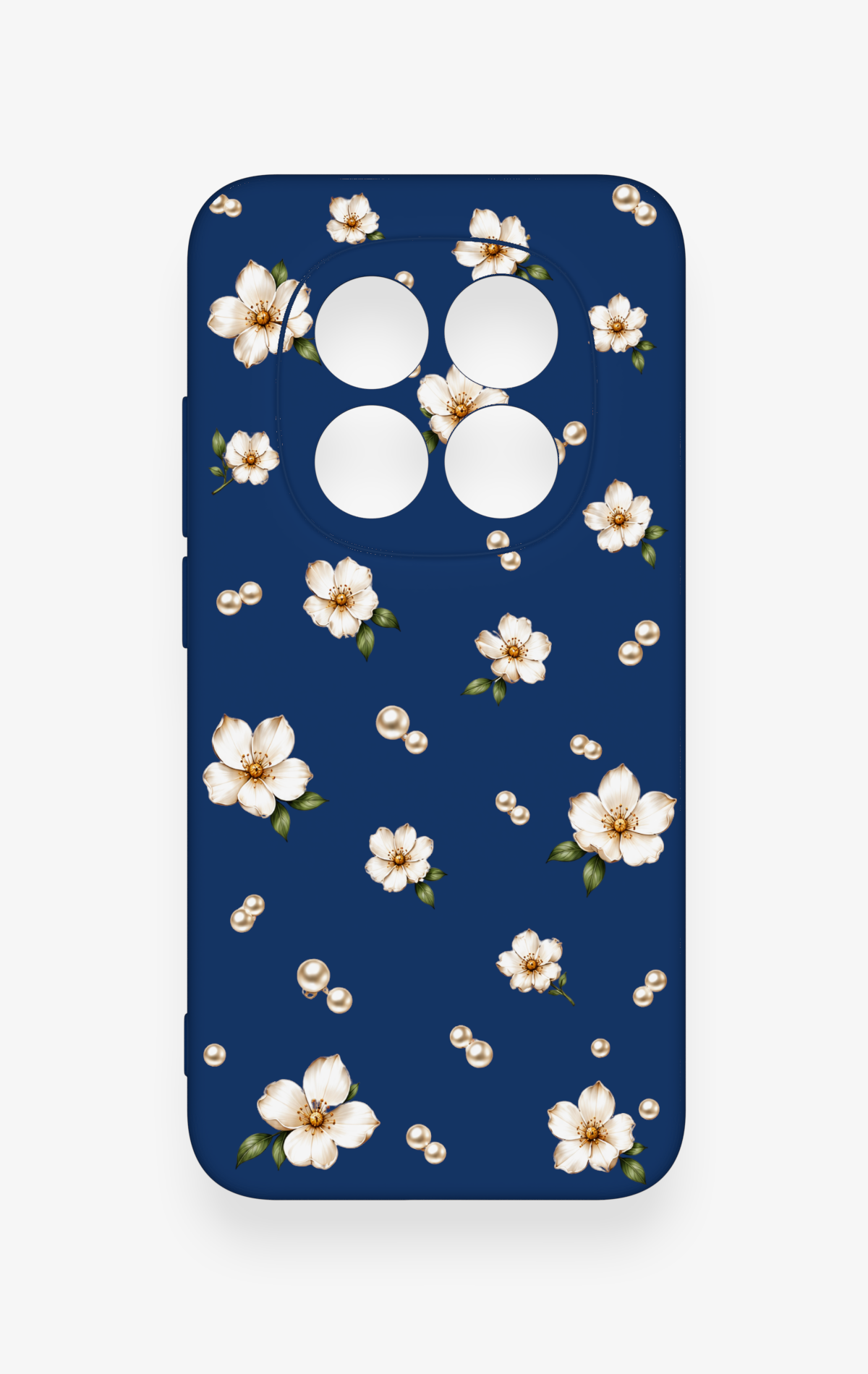 Redmi Note 15 Pro 5G Uyumlu Papatya İnci Desenli Silikon Kılıf