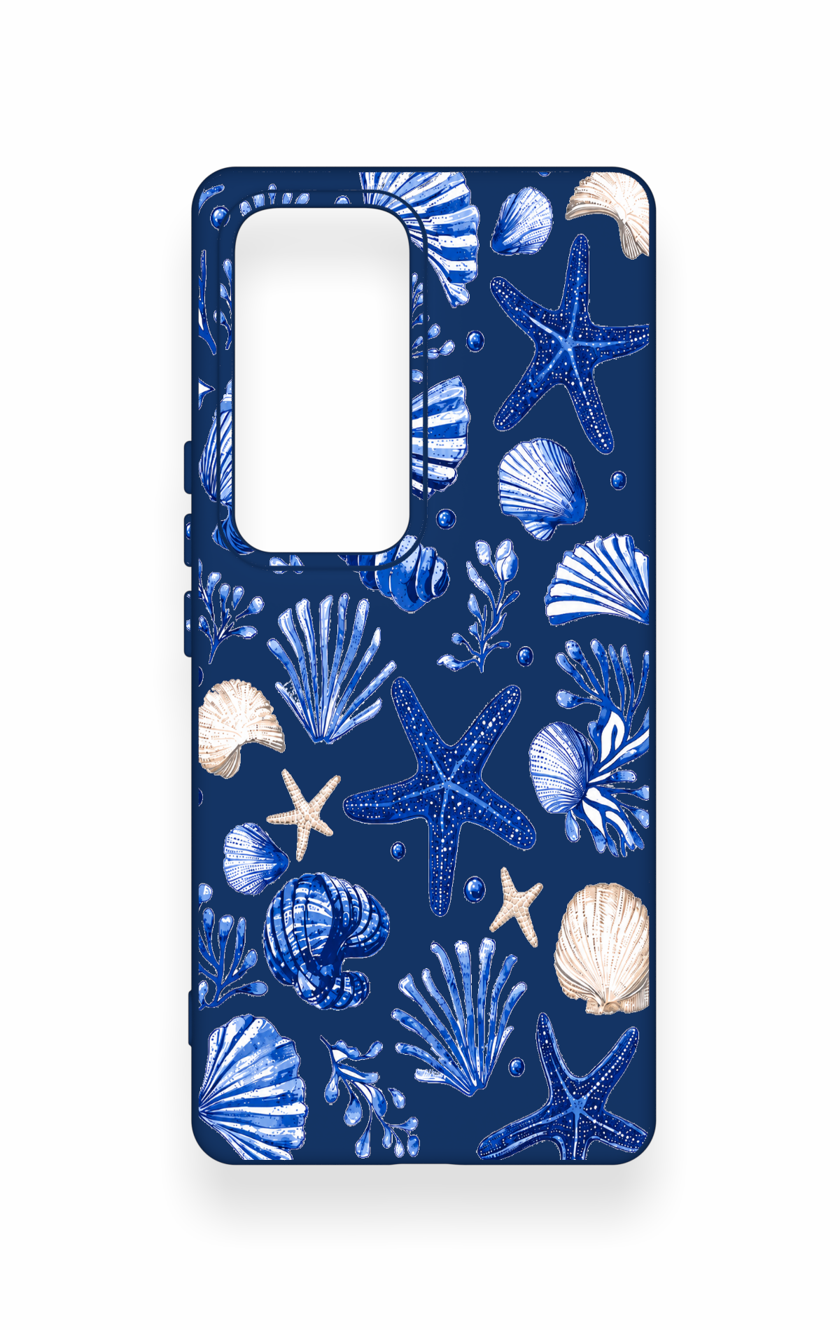 Vivo V30 Uyumlu Deniz Kabuğu Desenli Silikon Kılıf