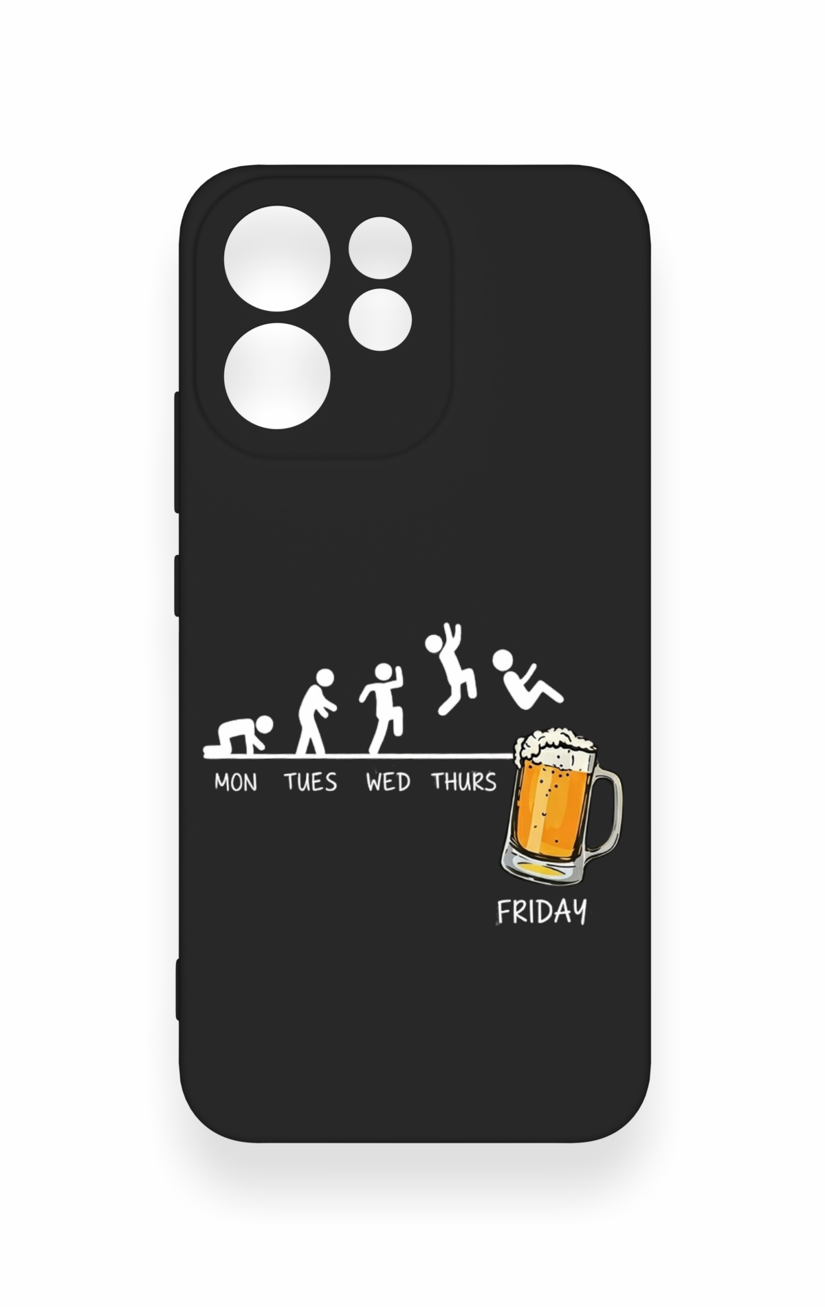 Oppo Reno 15F Uyumlu Fun Day Friday Desenli Silikon Kılıf